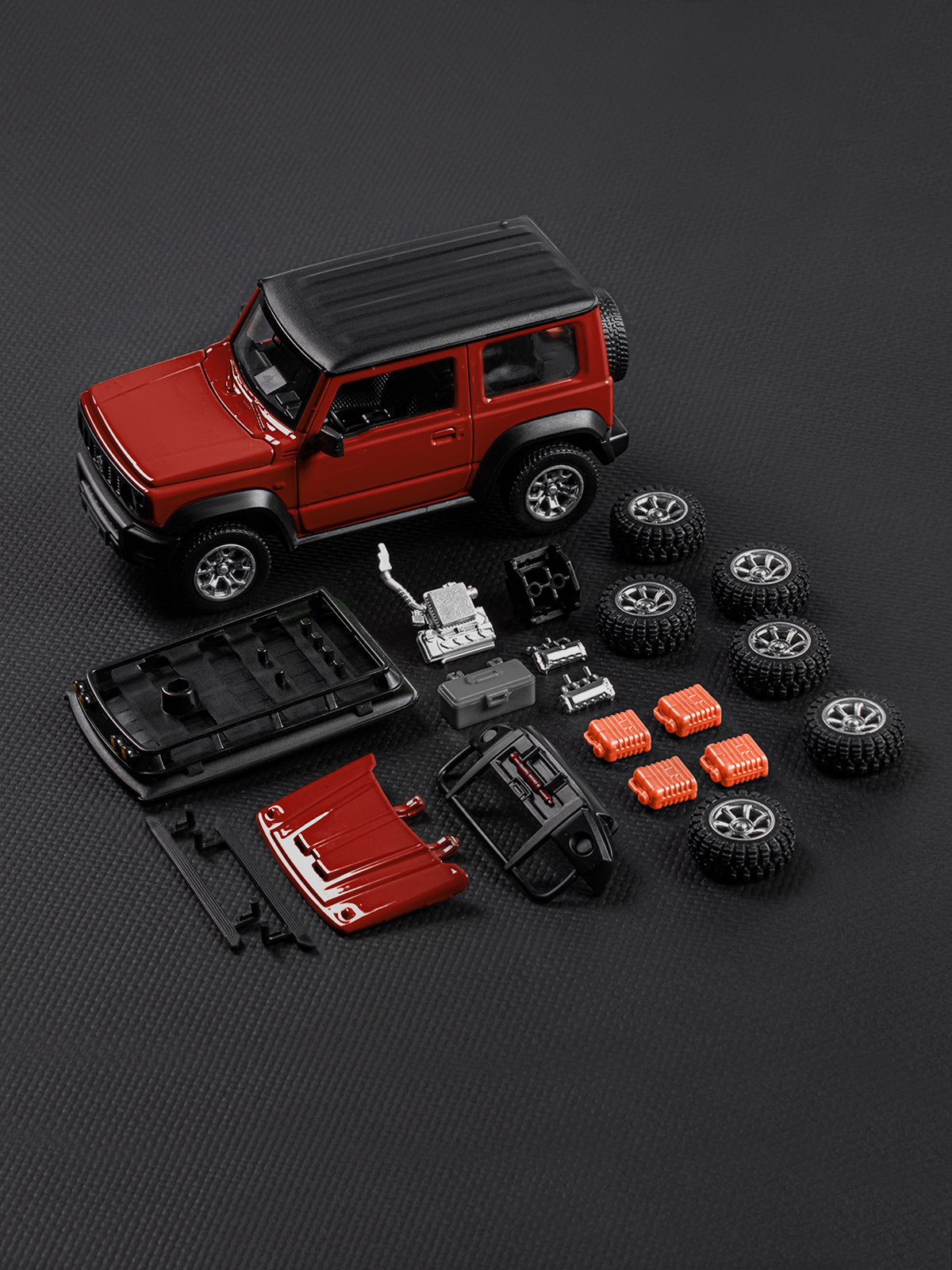 Автомобиль АВТОпанорама Suzuki Jimny 2018 Сборная модель 1:32 JB1251892 - фото 33