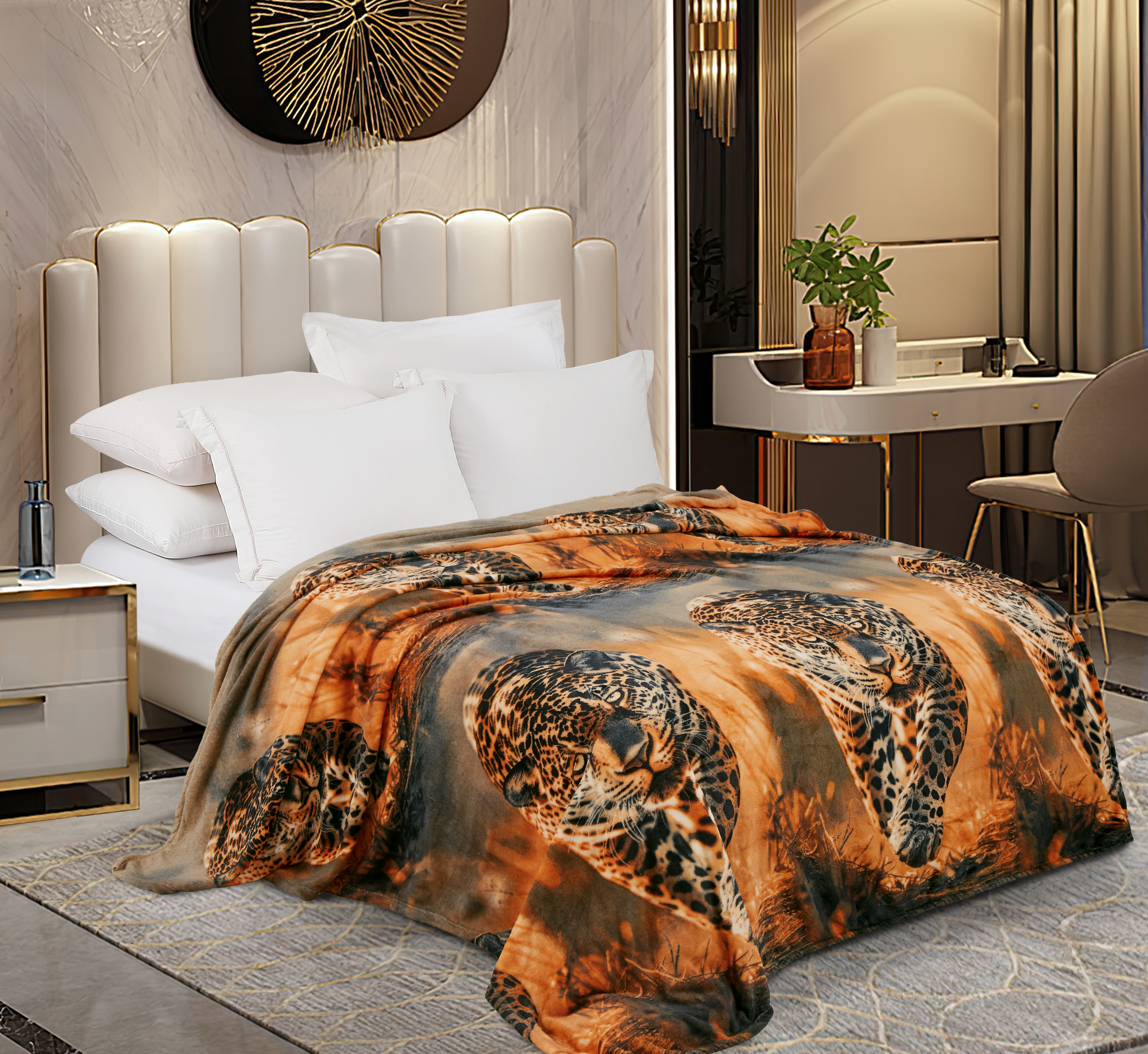 Плед PAVLine Аэро Софт Гепард 200 x 220 см - фото 1