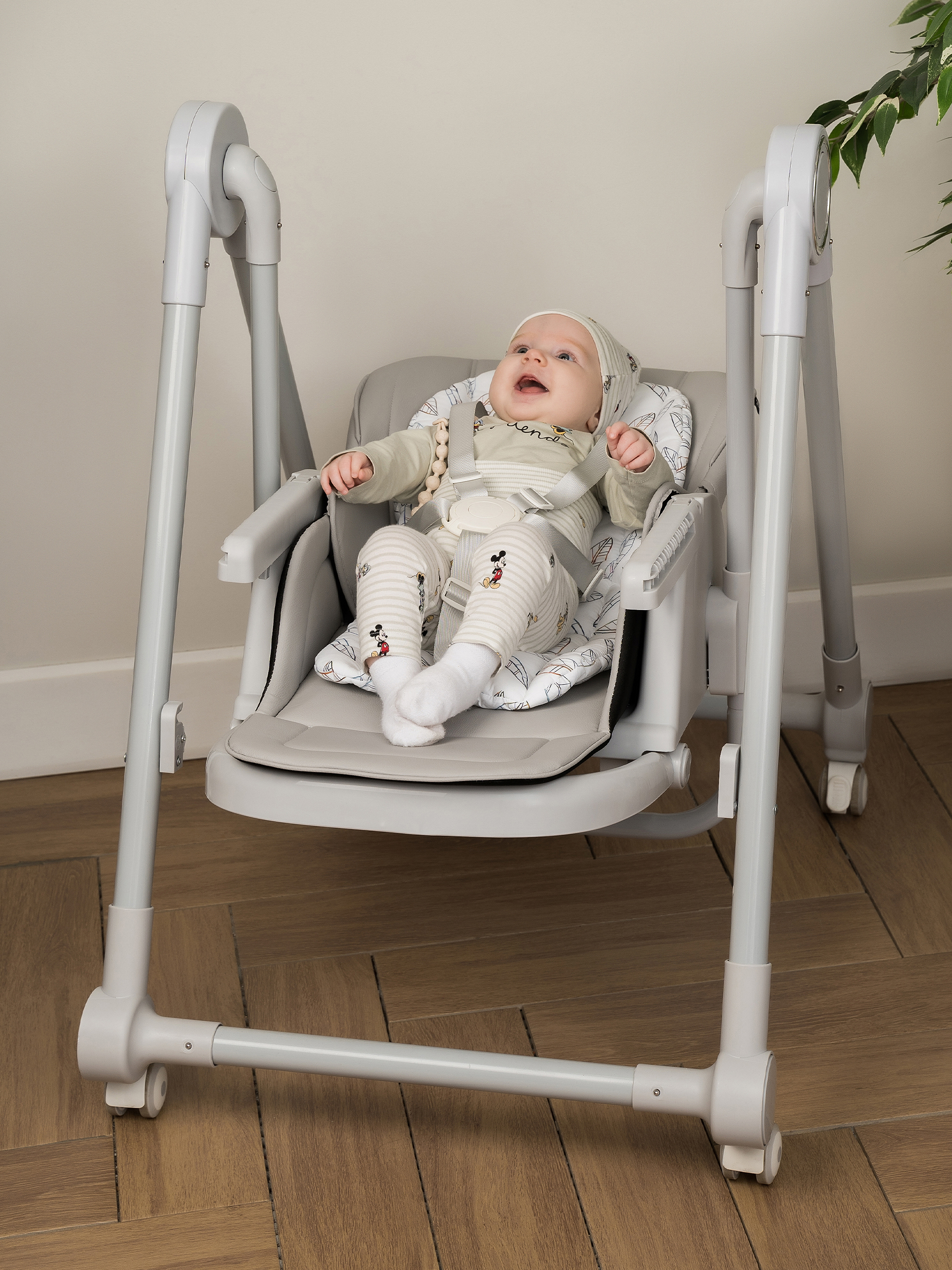 Стульчик для кормления JOVOLA OSCAR серый - фото 14