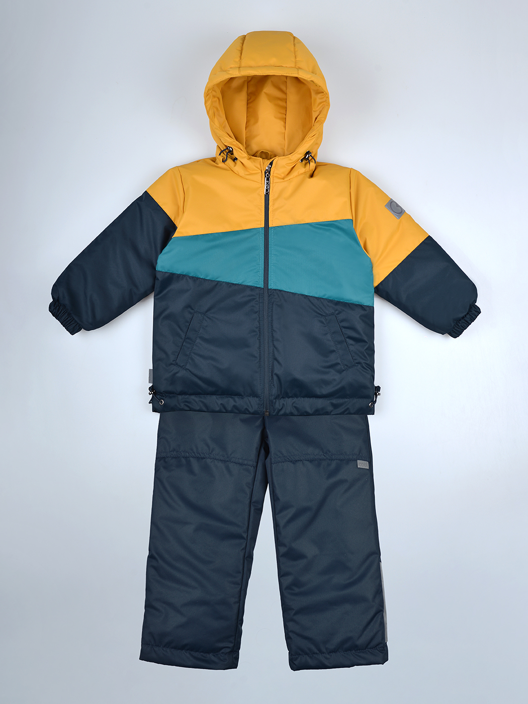 Куртка и брюки LEO 5019В_горчичный+синий - фото 14