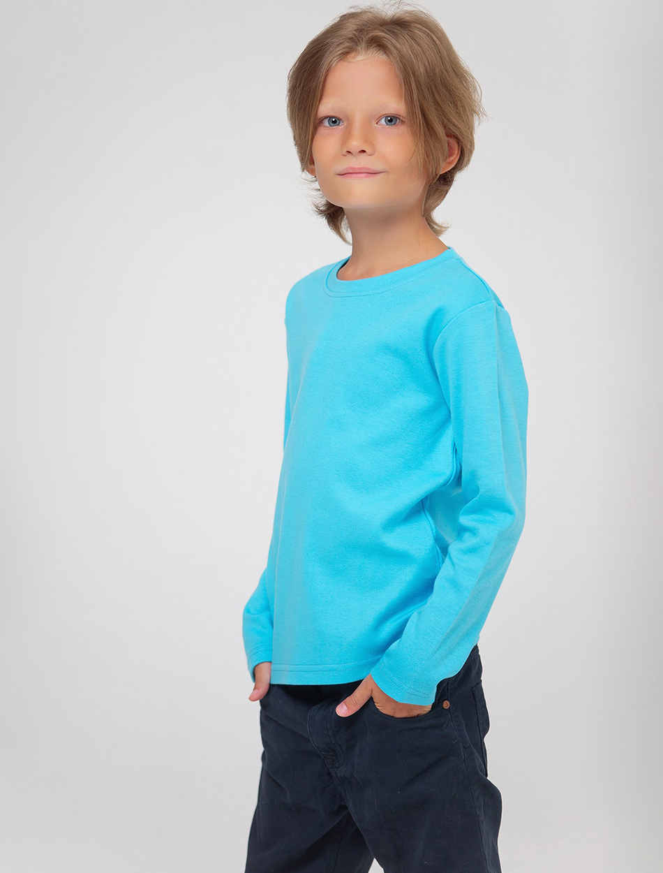 Лонгслив HappyFox HF5502бирюза - фото 1