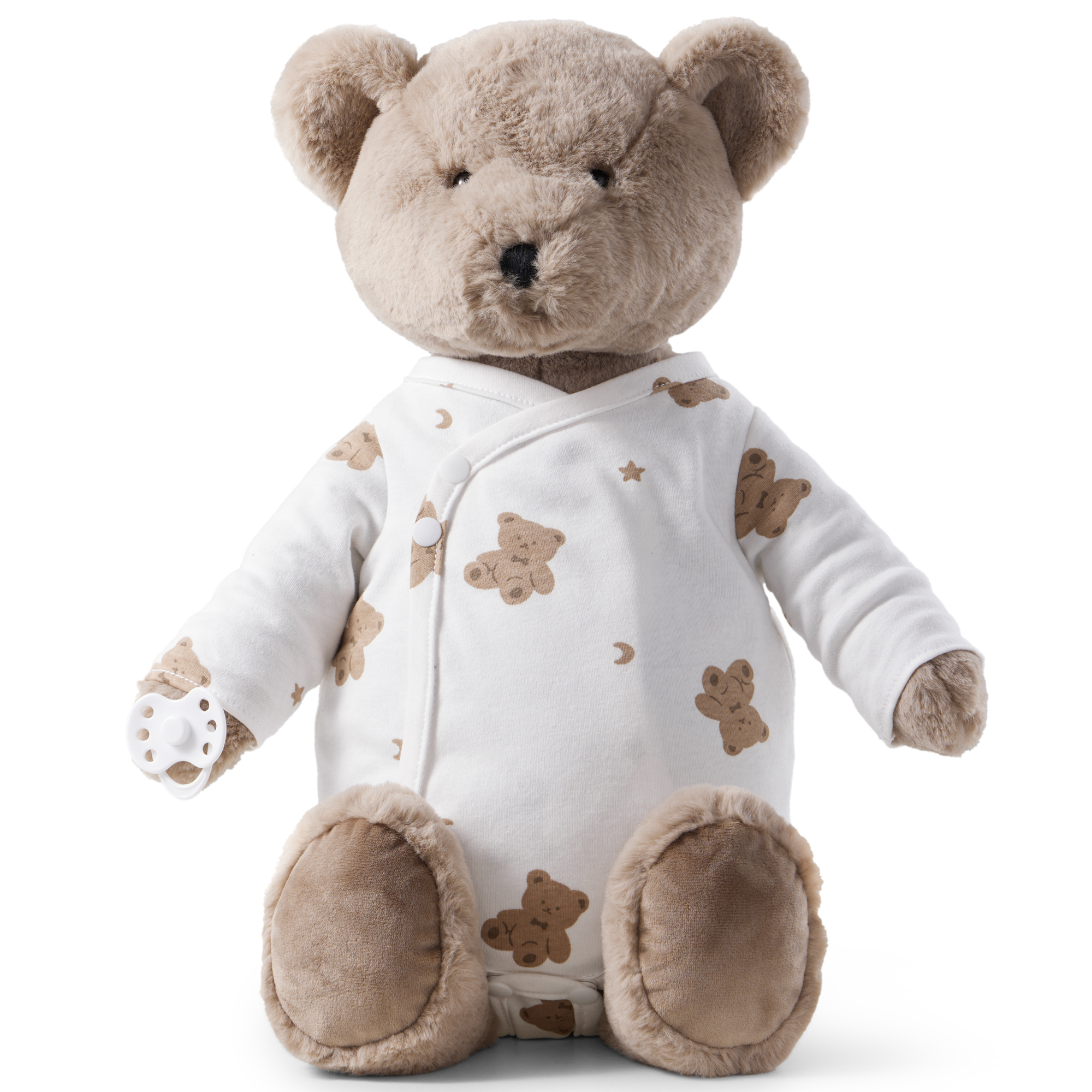 Мягкая игрушка Happy Baby мишка Коричневый 54 см - фото 12