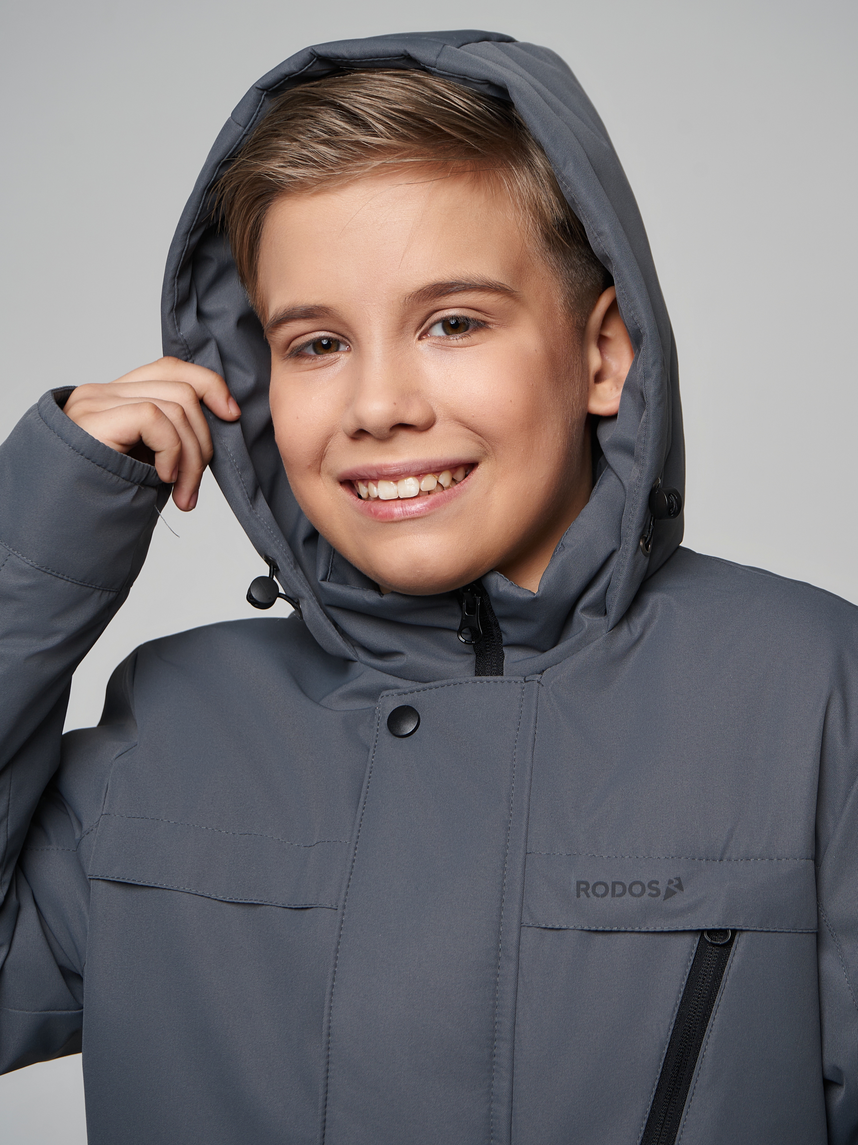 Парка RODOS М-305/серый - фото 7