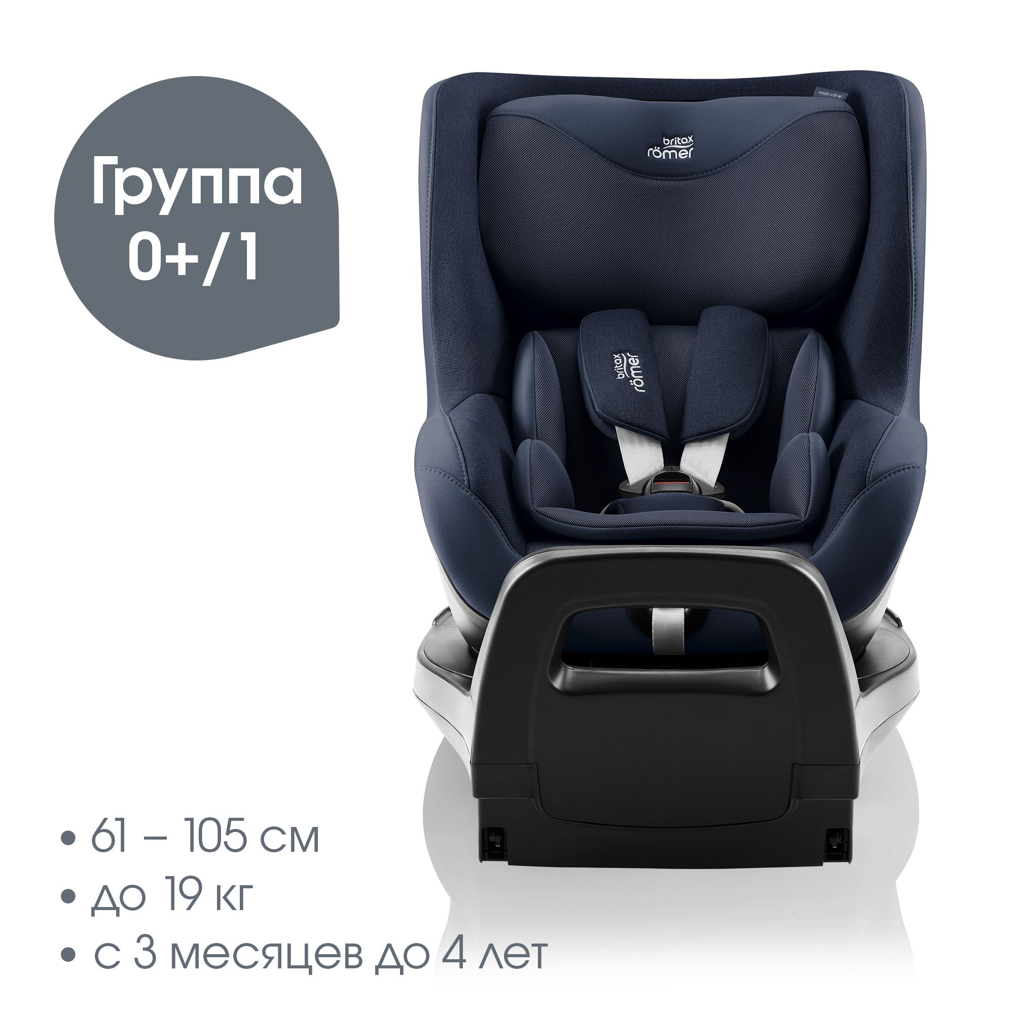 Автокресло Britax Roemer Dualfix Pro M Isofix 0+/1 (0-18 кг) - фото 2