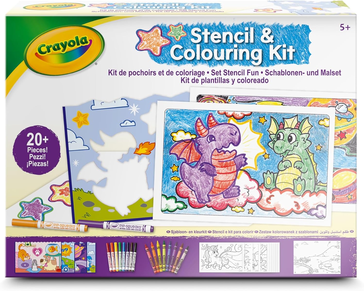 Набор для раскрашивания Crayola с трафаретами - фото 3
