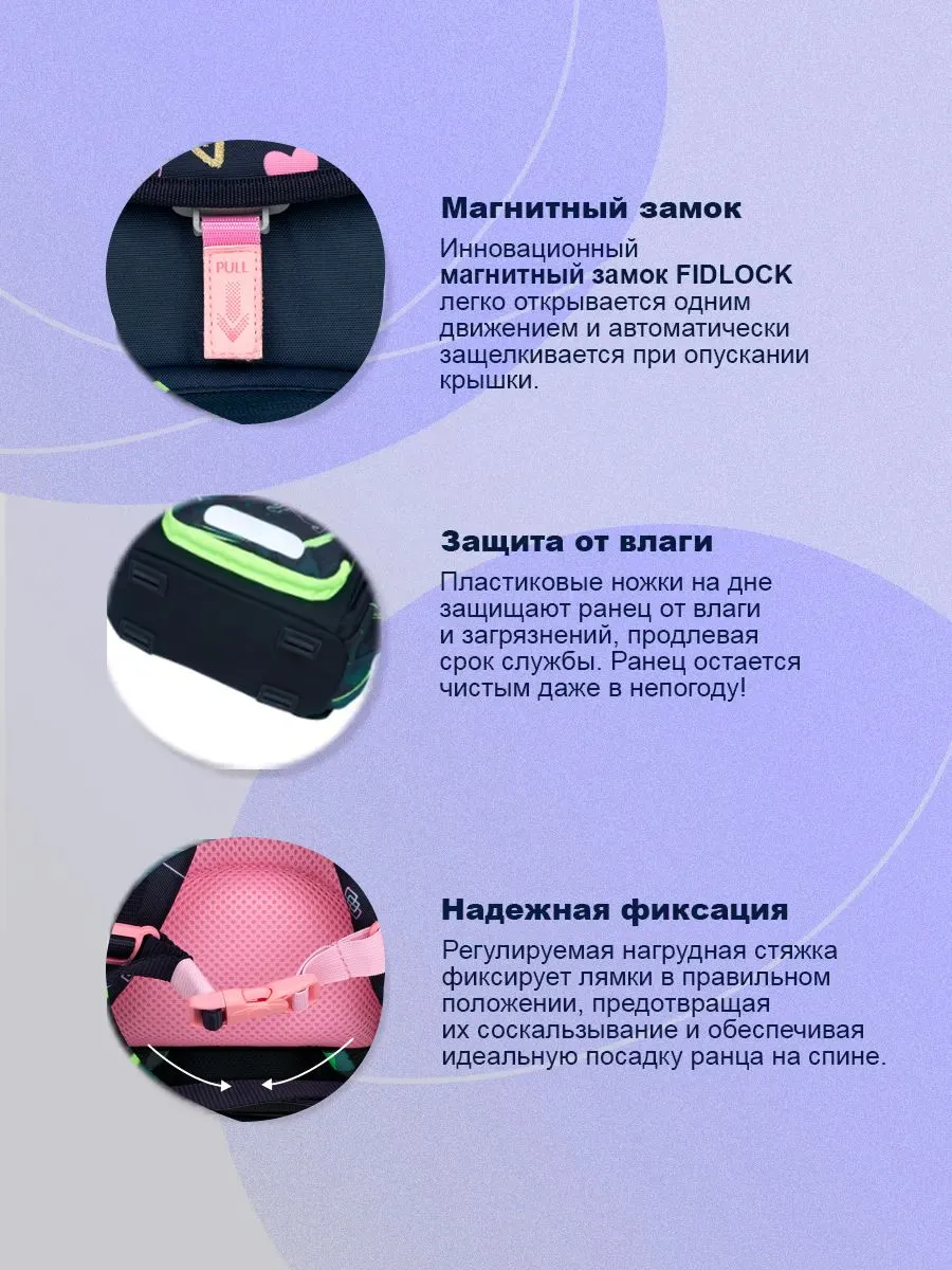 Ранец BELMIL Panthere с наполнением - фото 4