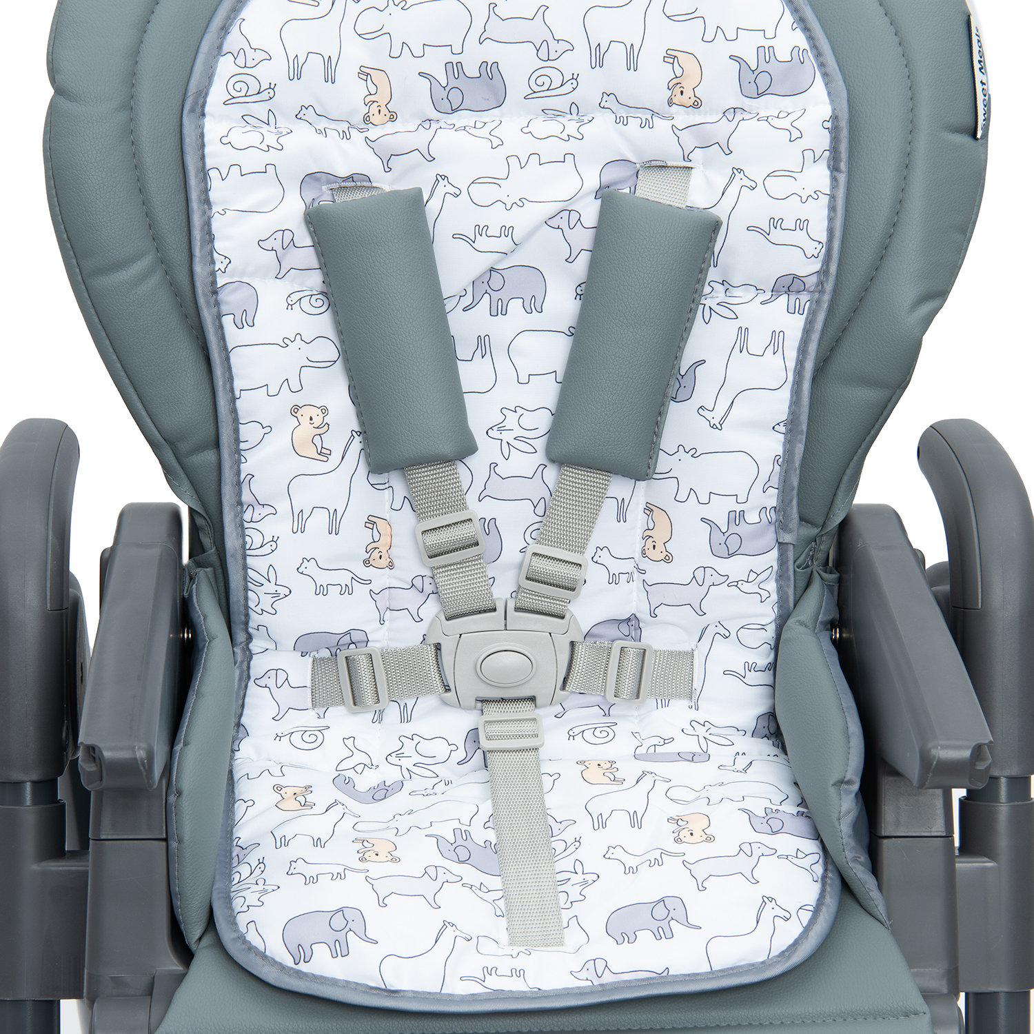 Стульчик для кормления Babyton Sweet Meals Grey классический - фото 14