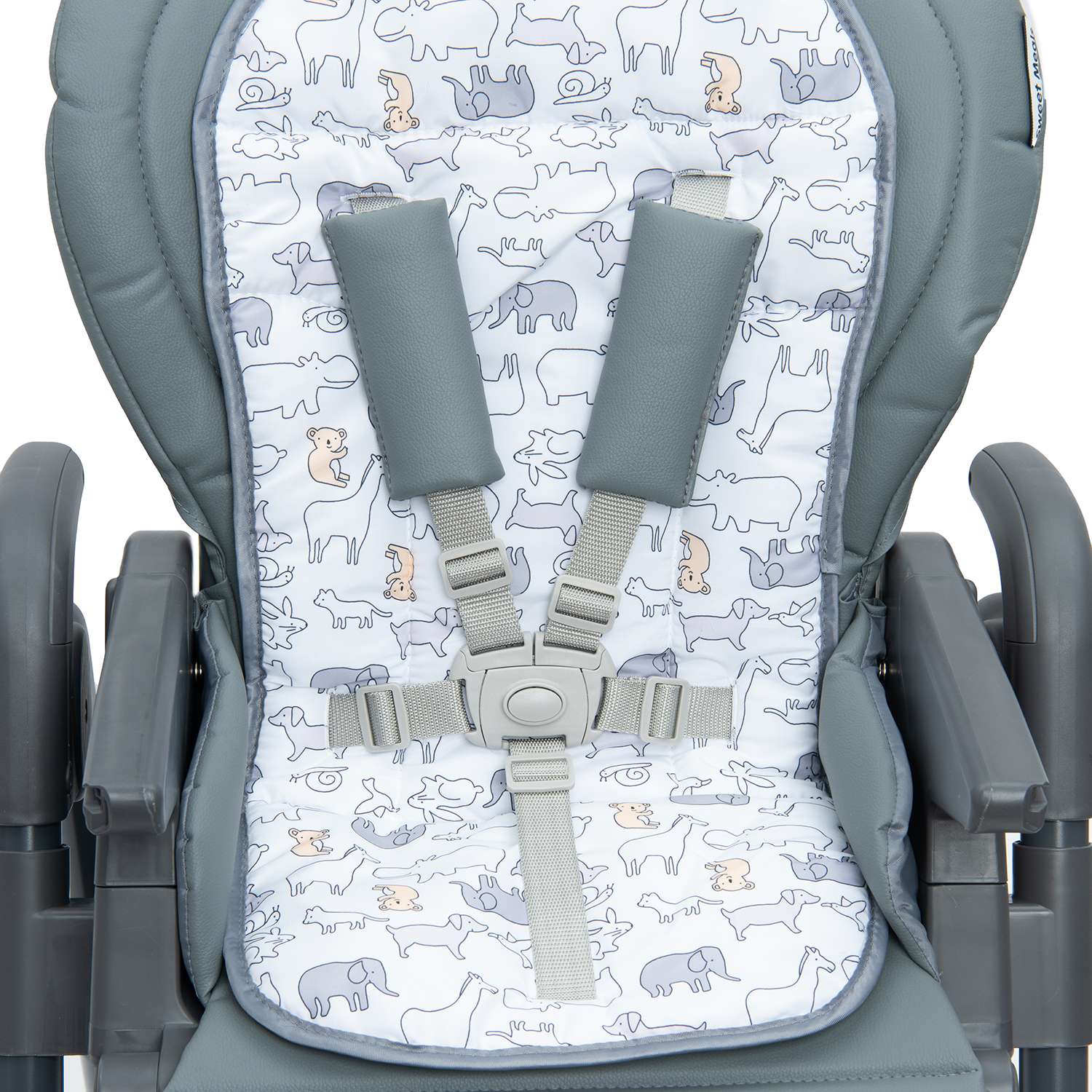 Стульчик для кормления Babyton Sweet Meals Grey классический - фото 14