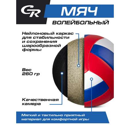 Мяч волейбольный CITYRIDE размер 5 22см