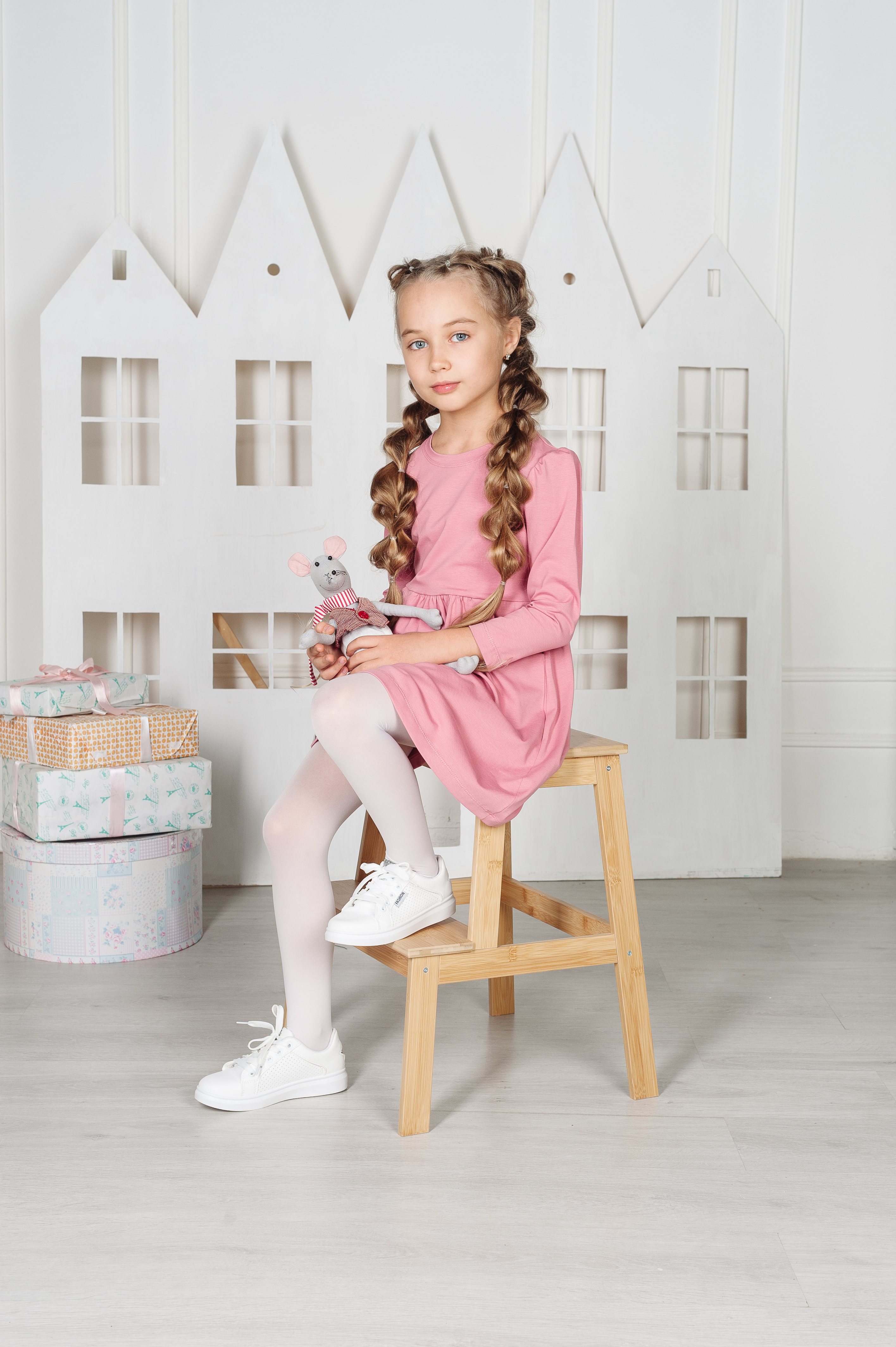 Платье MiloTa ПК02/пудровый - фото 5