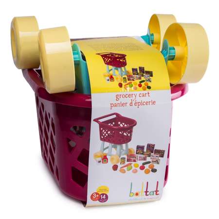 Игровой набор Battat тележки и корзинки, продукты