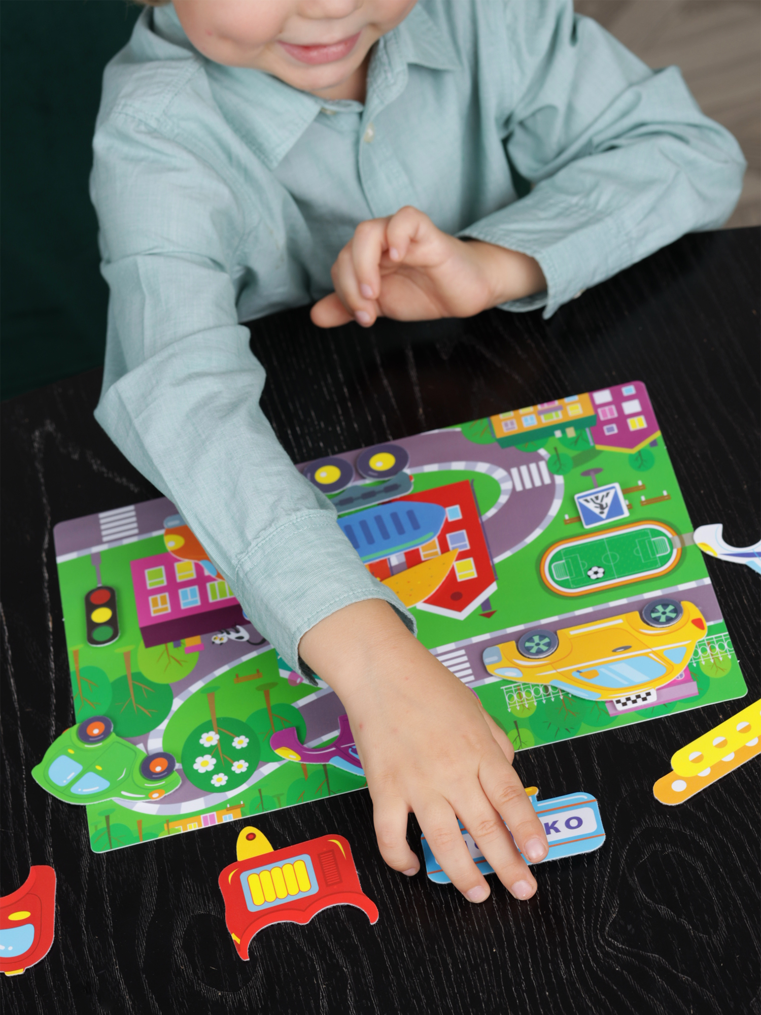 Игра развивающая Дрофа-Медиа Игра с липучками. Транспорт. Конструктор 4252 - фото 6