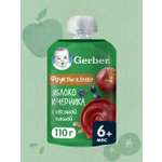 Овсяная каша Gerber Яблоко черника 110г