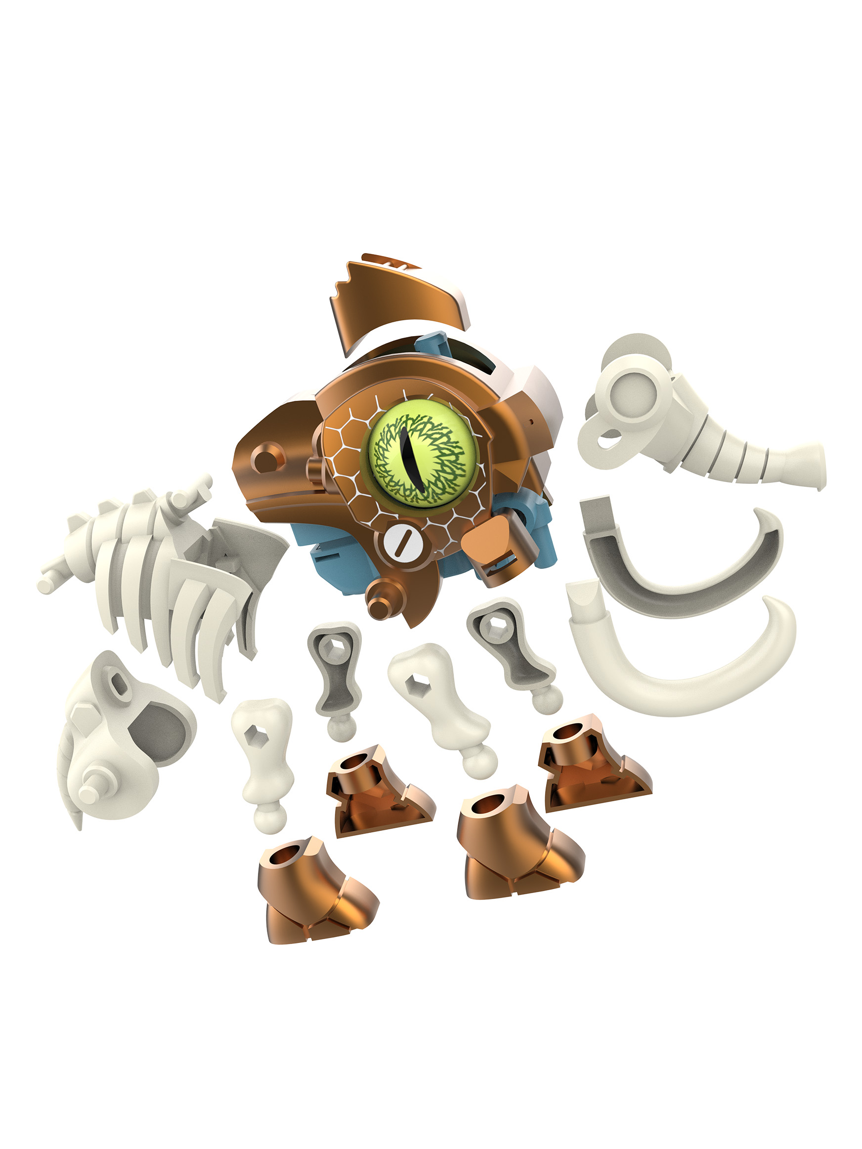 Игровой набор РУ YCOO Биопод Двойной Мамонт+Черепаха - фото 4