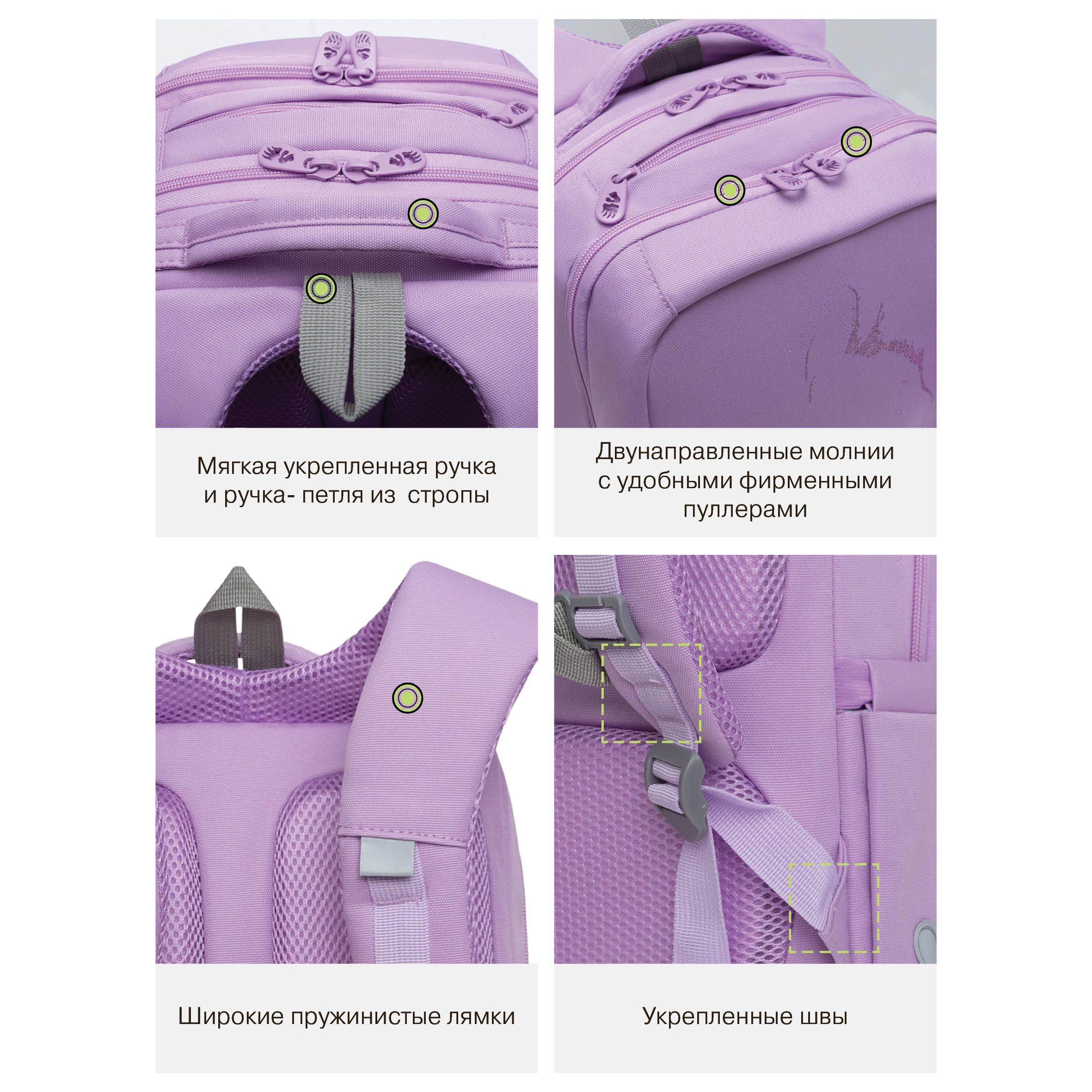 Рюкзак Grizzly для девочки - фото 13
