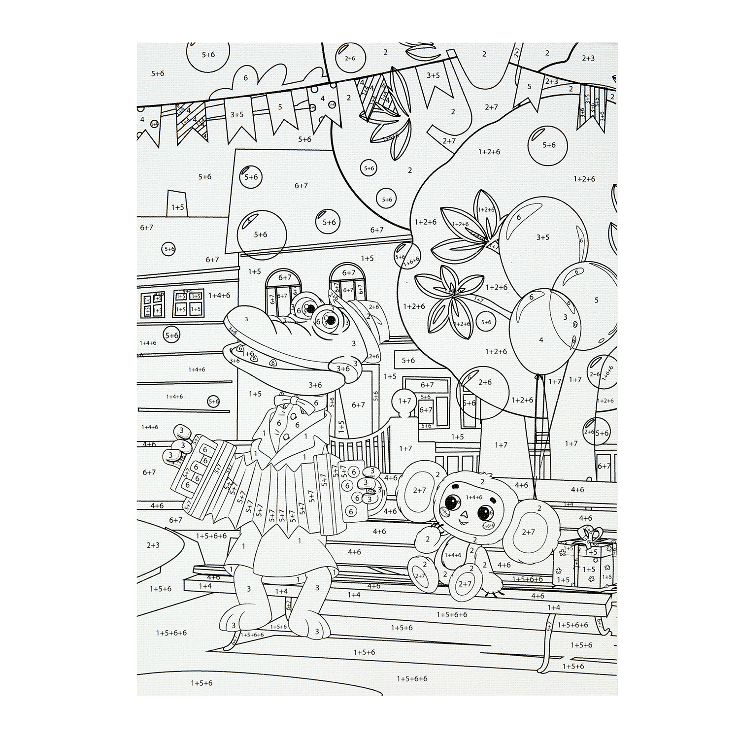 Картина по номерам Multiart Чебурашка - фото 2