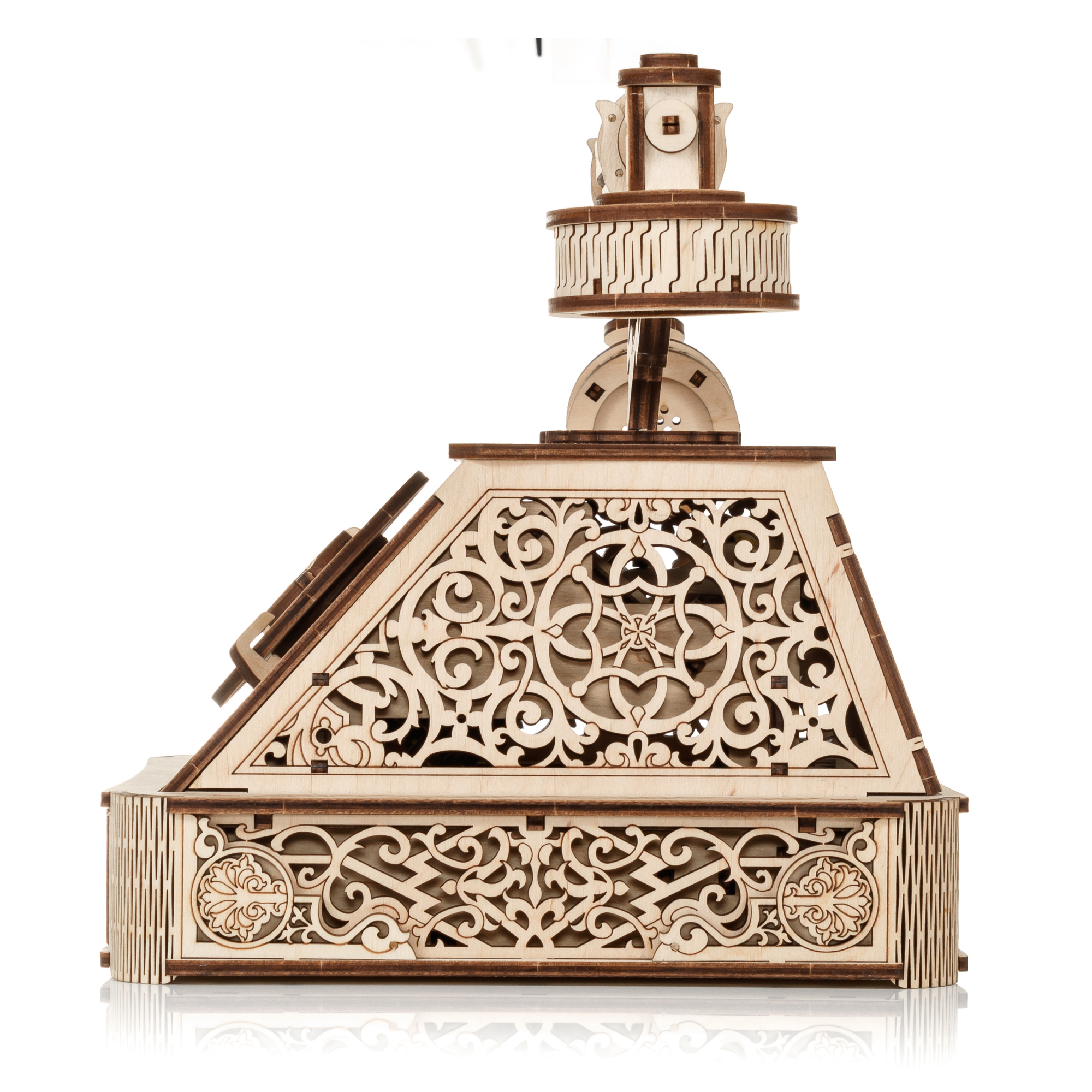 Конструктор Eco Wood Art Ретро Телефон деревянный 232 дет. - фото 13