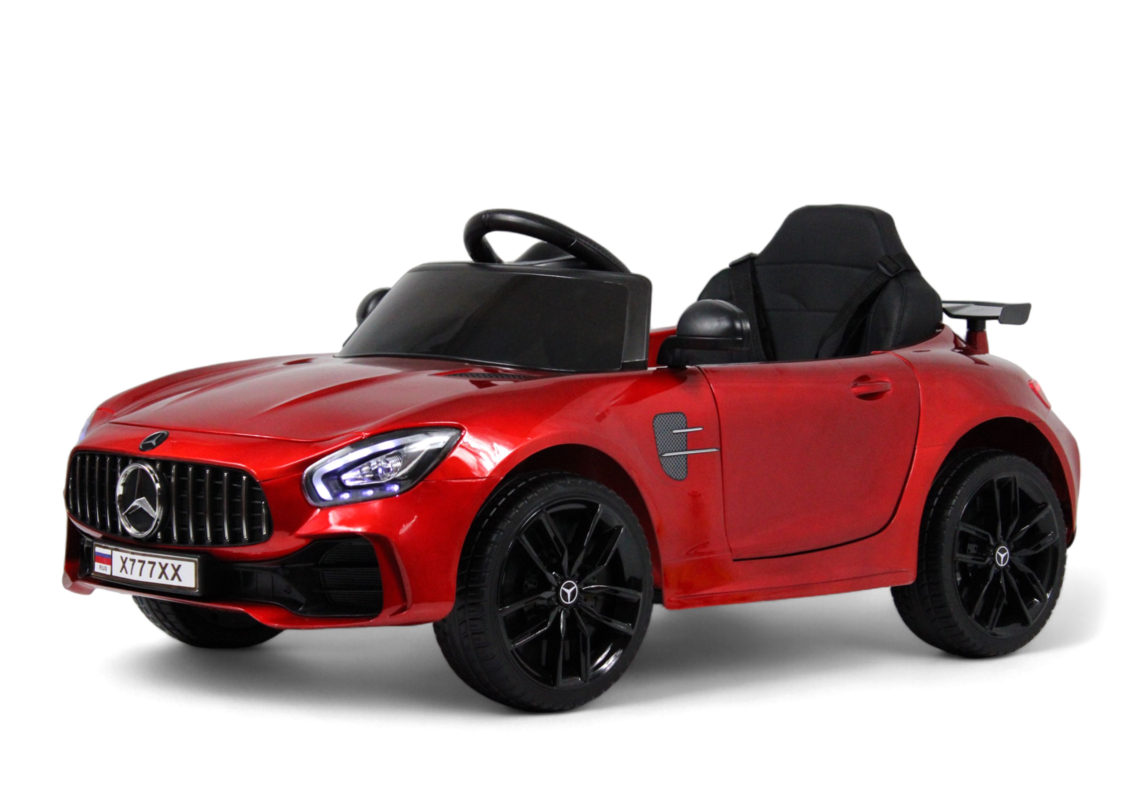 Электромобиль RIVERTOYS Mercedes X777XX-AMG-RED-GLANEC С пультом ДУ - фото 1