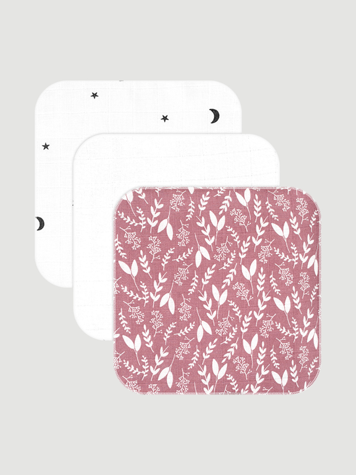 Нагрудник Mjolk текстиль 3 шт. - фото 1