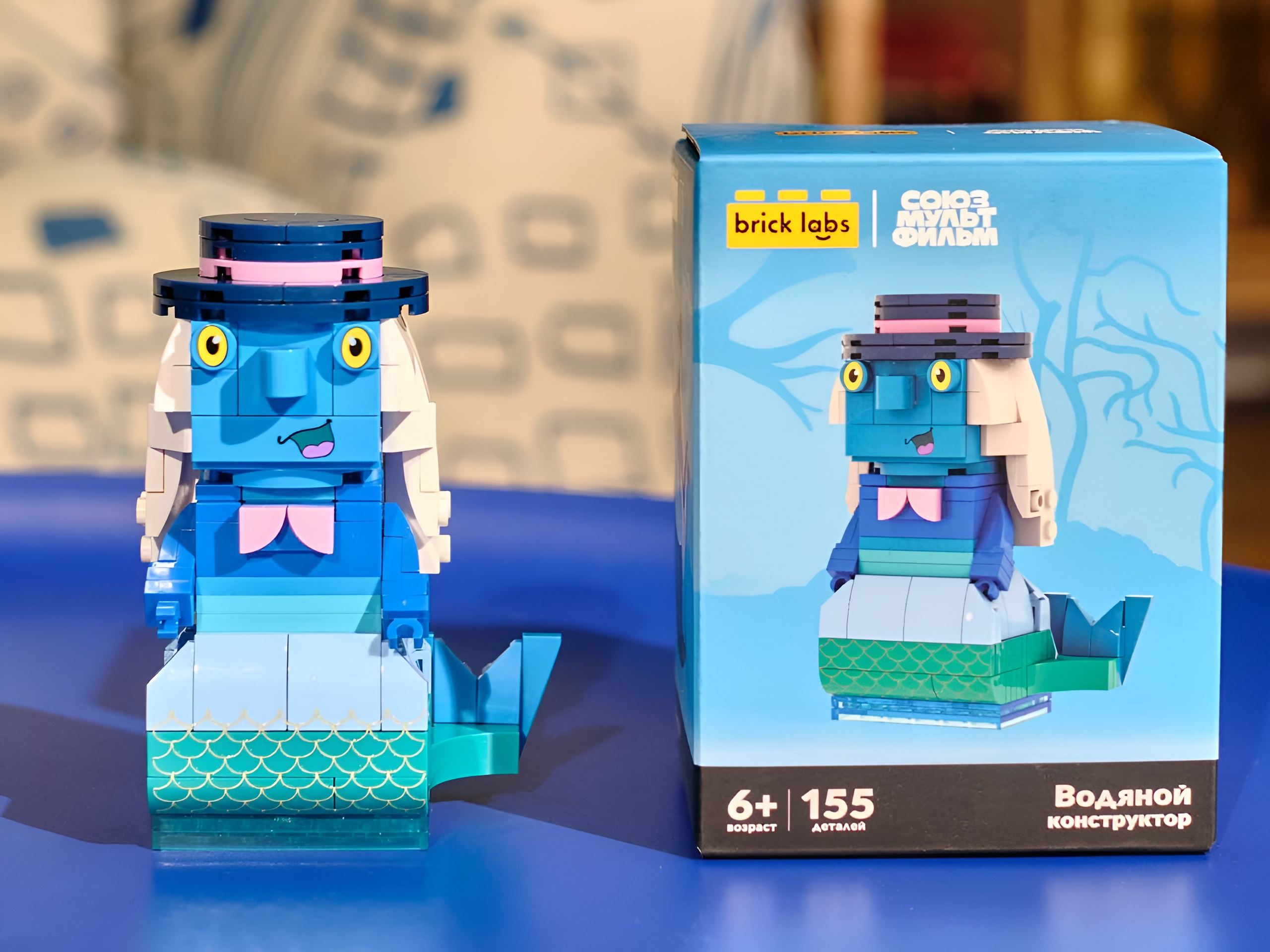 Конструктор brick labs Конструктор Водяной из мини-блоков 155 дет. - фото 8