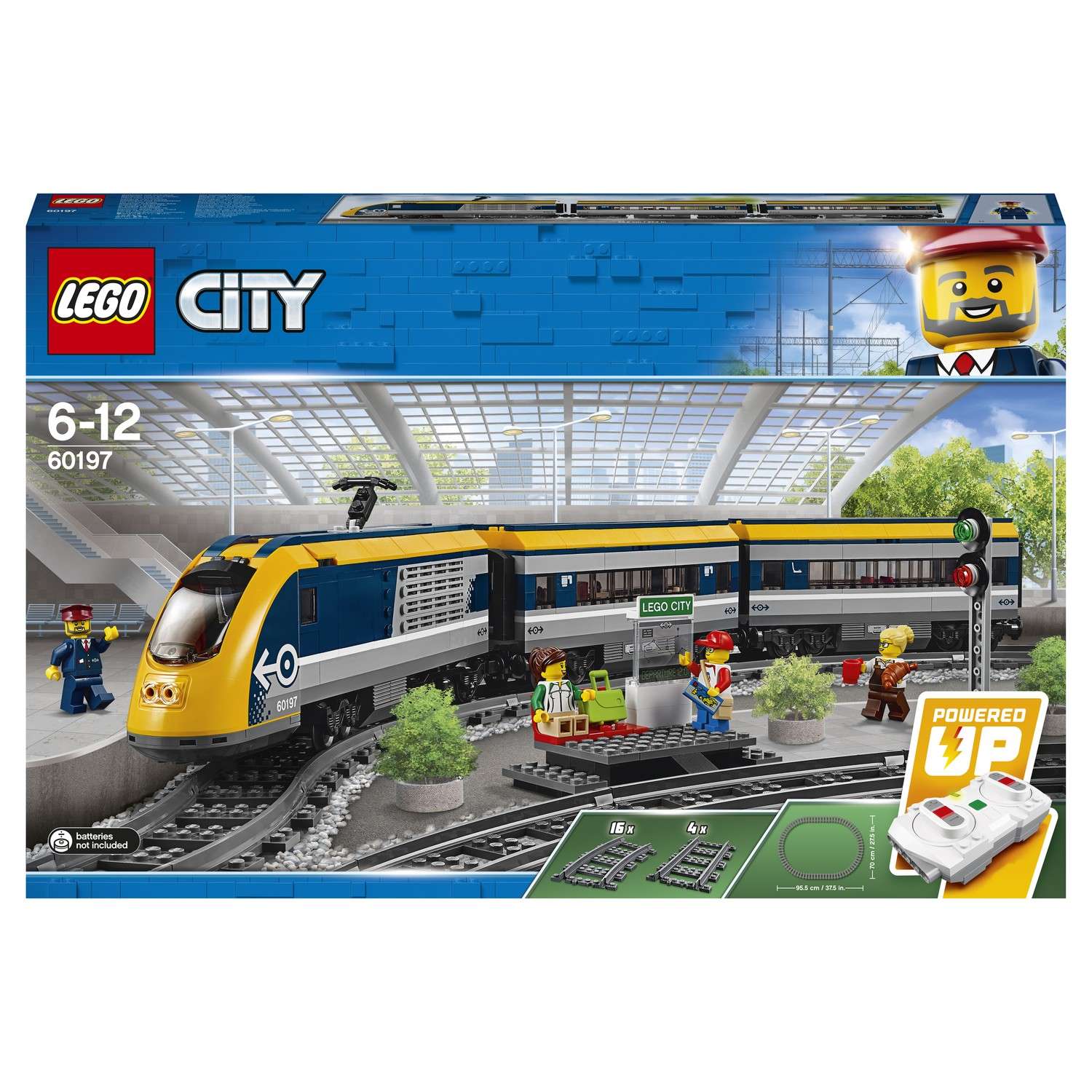 Конструктор LEGO City Trains Пассажирский поезд блочный - фото 2