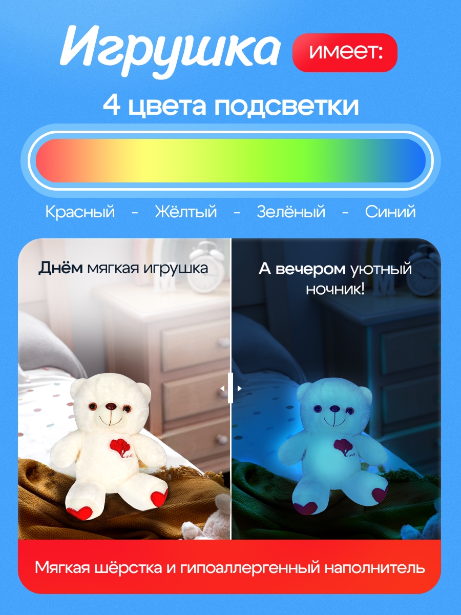Мягкая игрушка Рыжий кот мишка - фото 2
