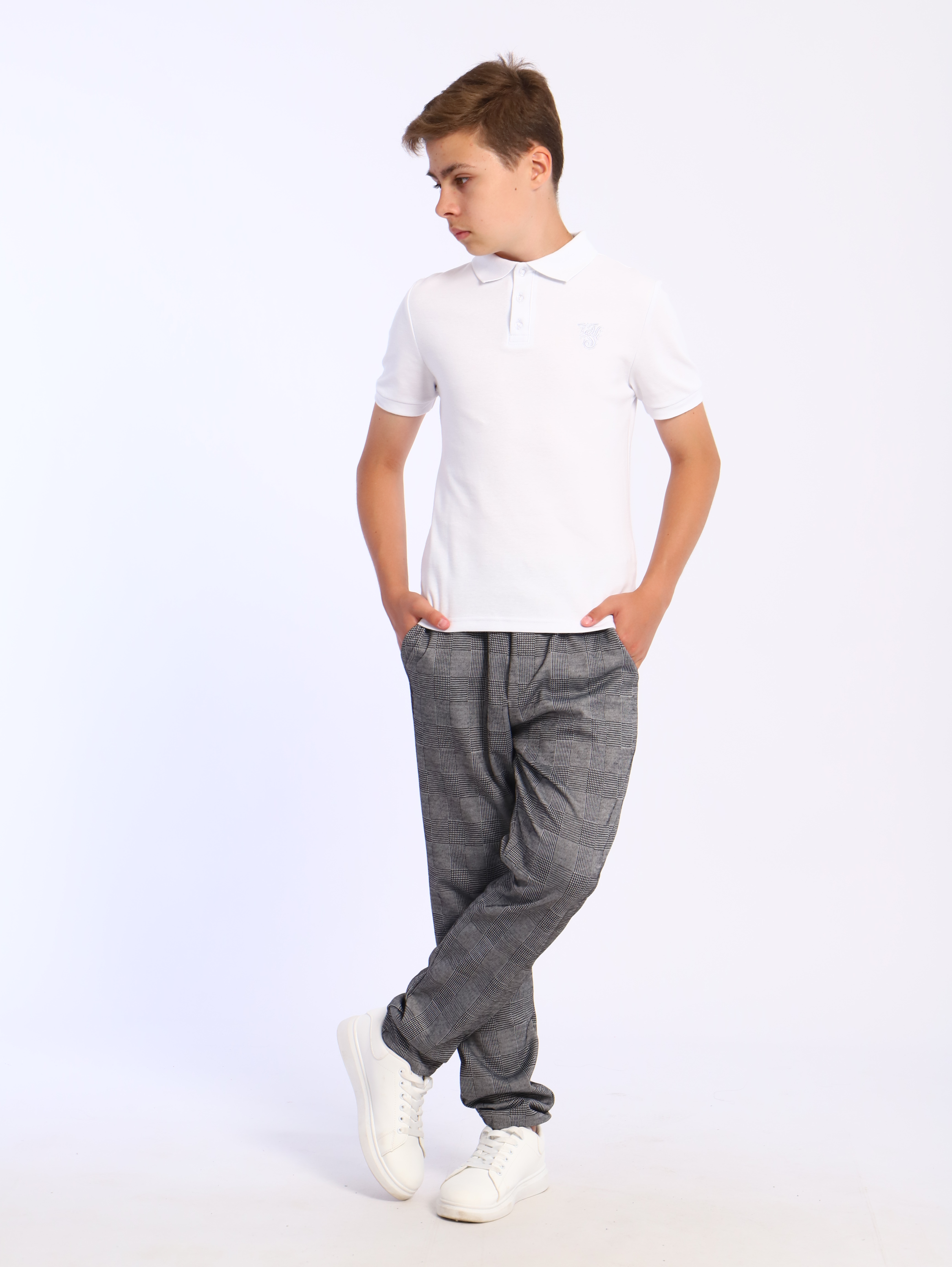 Брюки ЛАДОШКИ Брюки Роберт светло-серый - фото 7