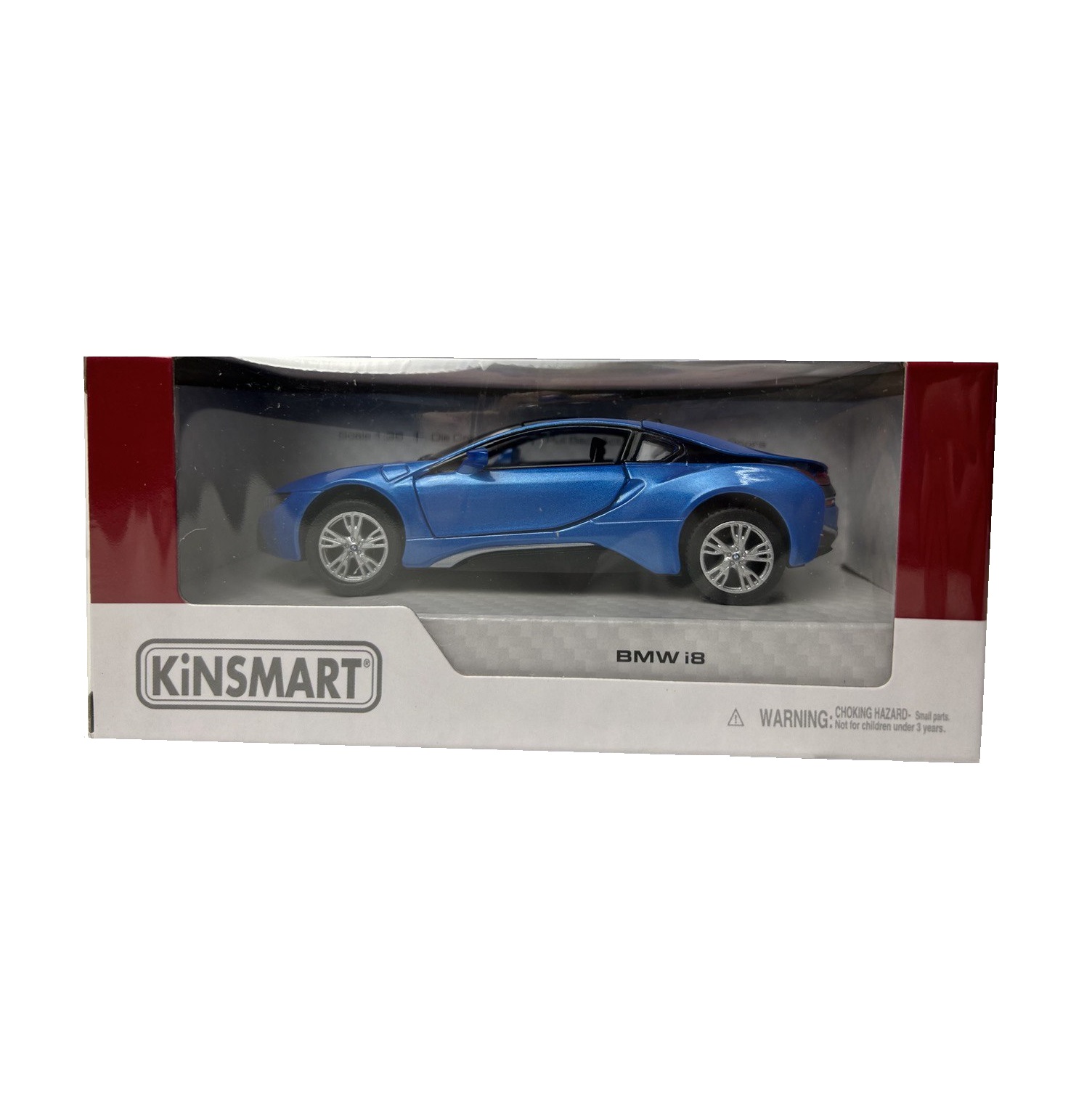 Автомобиль KINSMART BMW I8 синяя КТ5379/2 - фото 3