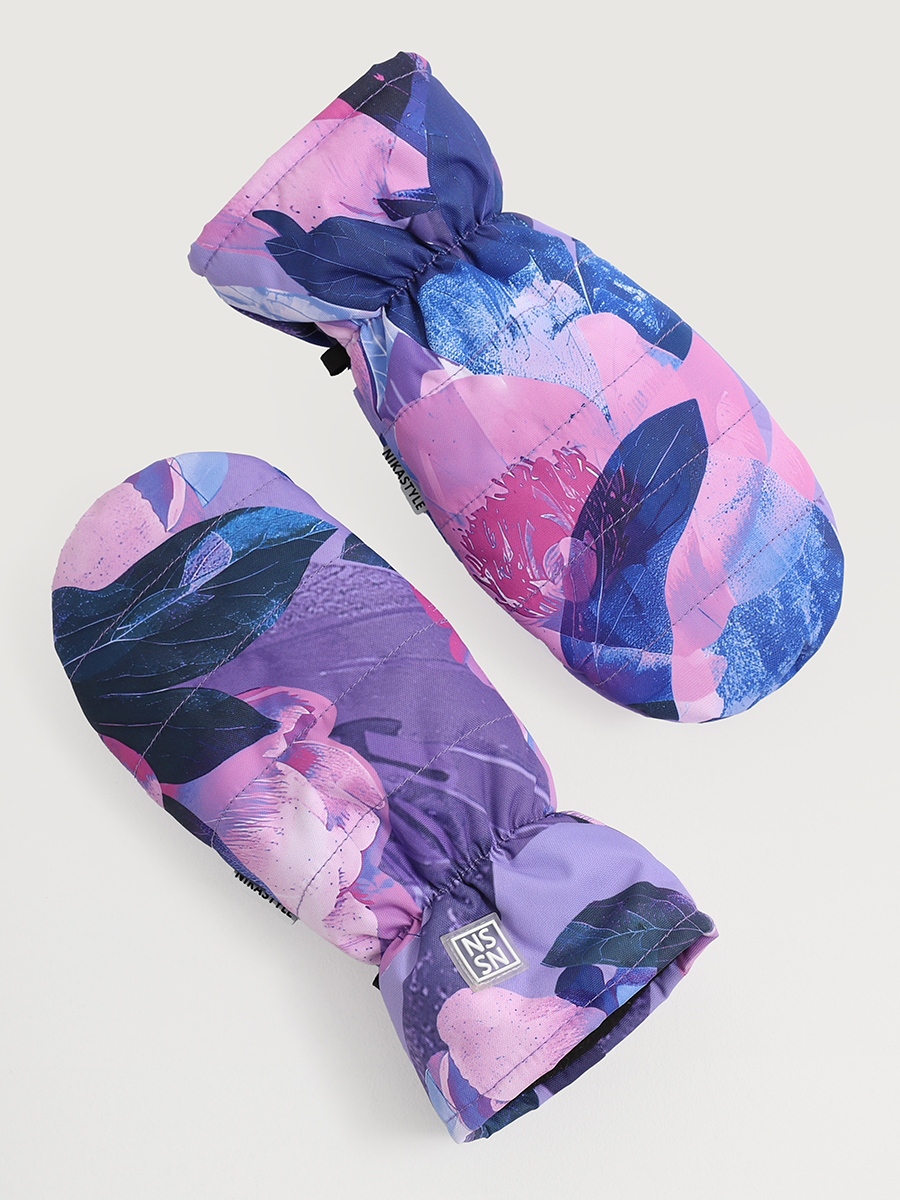 Варежки NIKASTYLE 14з17625 лиловый - фото 1