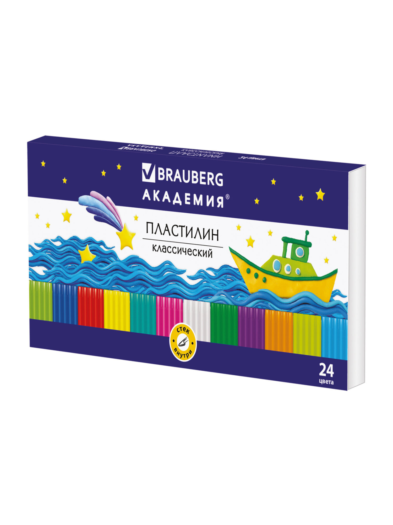 Пластилин Brauberg восковой - фото 2