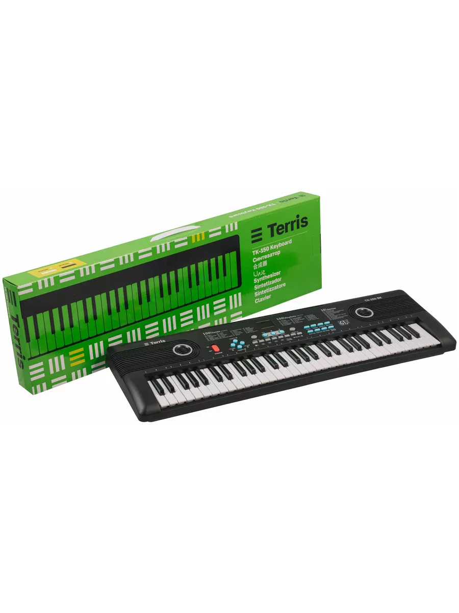 Игрушка музыкальная Terris TK-150 BK синтезатор - фото 4