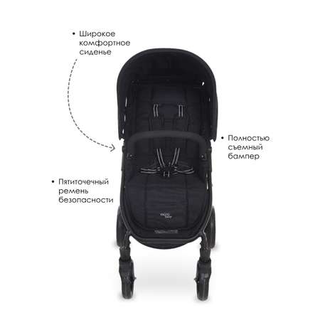 Коляска прогулочная Valco baby Snap 4 / Coal Black