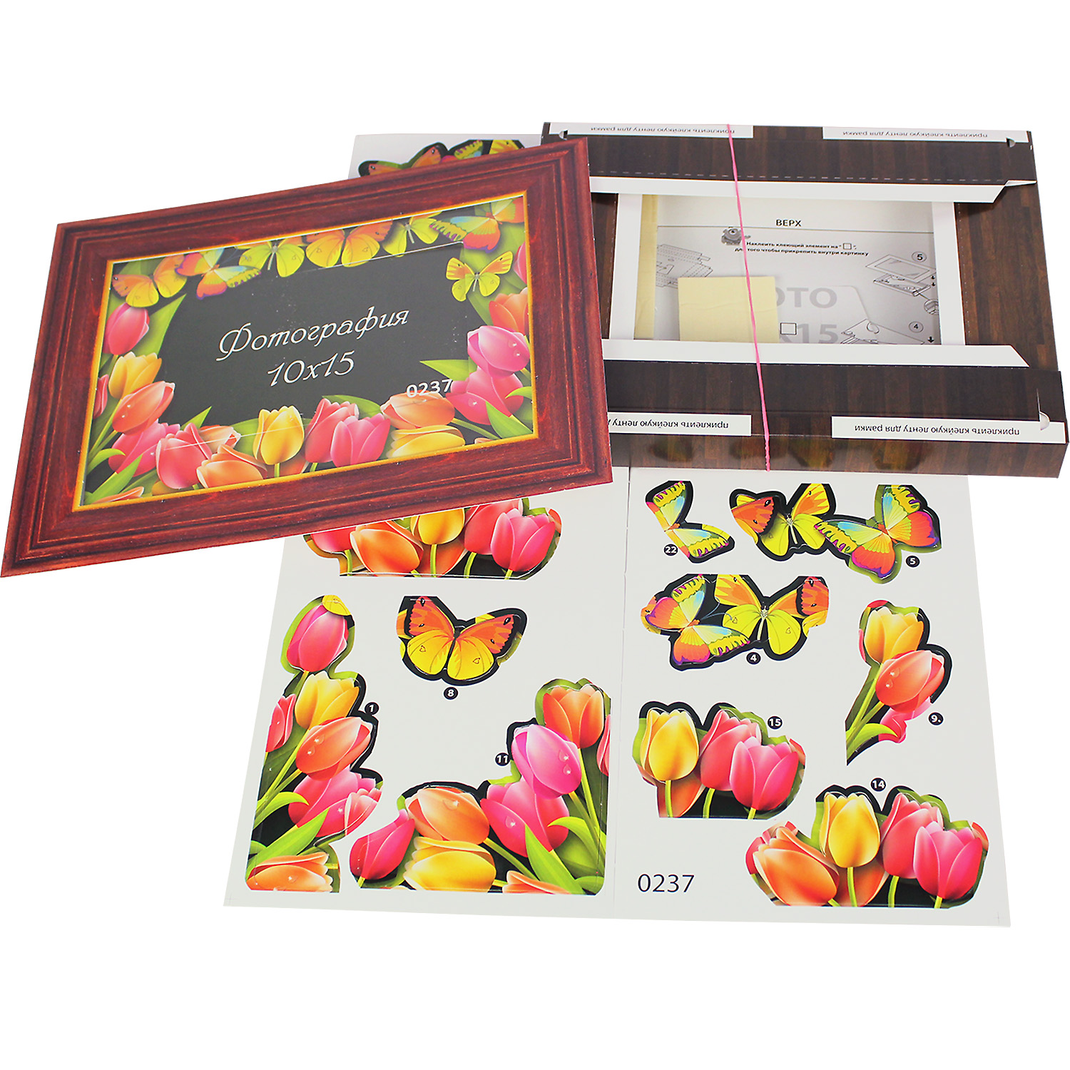 Набор для творчества VIZZLE аппликация Тюльпаны - фото 2