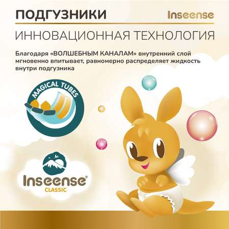Подгузники INSEENSE S 72 шт.