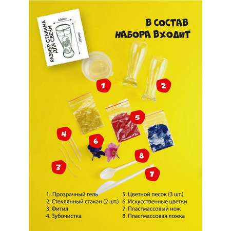 Набор Школа Талантов Цветочная фантазия свеча