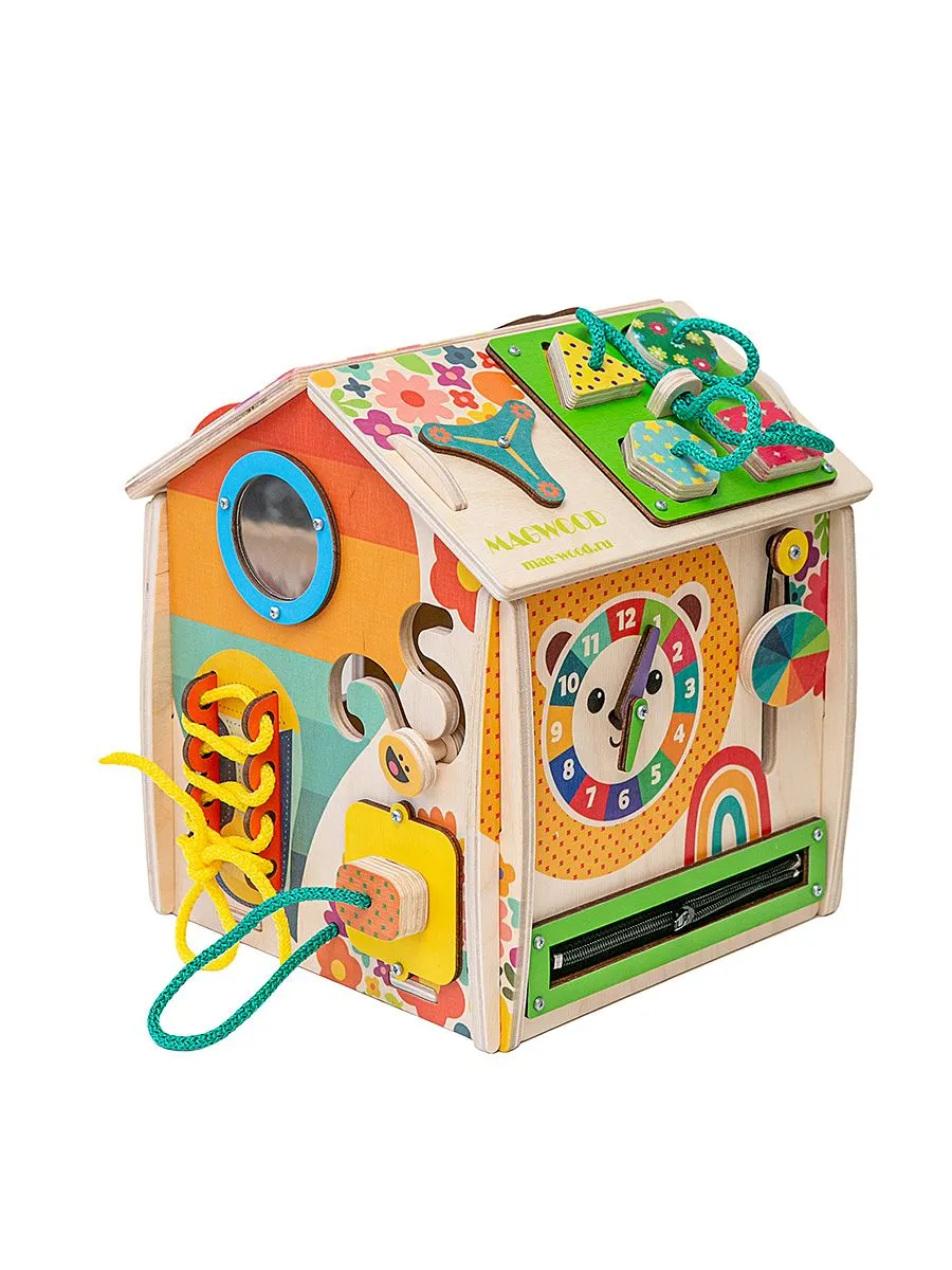 Игрушка Mag Wood бизиборд Цветочная Поляна - фото 10