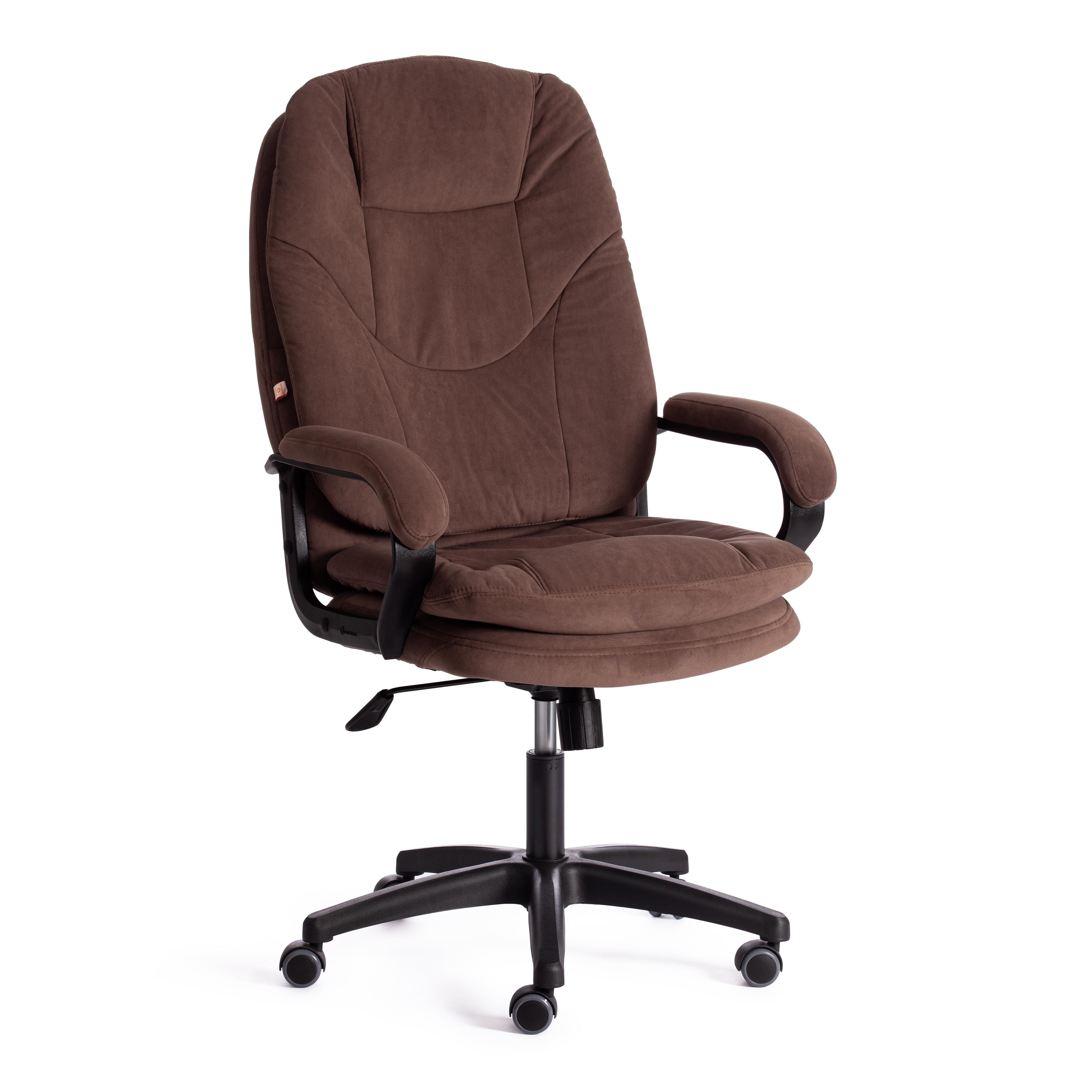 Компьютерное кресло TETCHAIR Комфорт Лт флок коричневый - фото 2