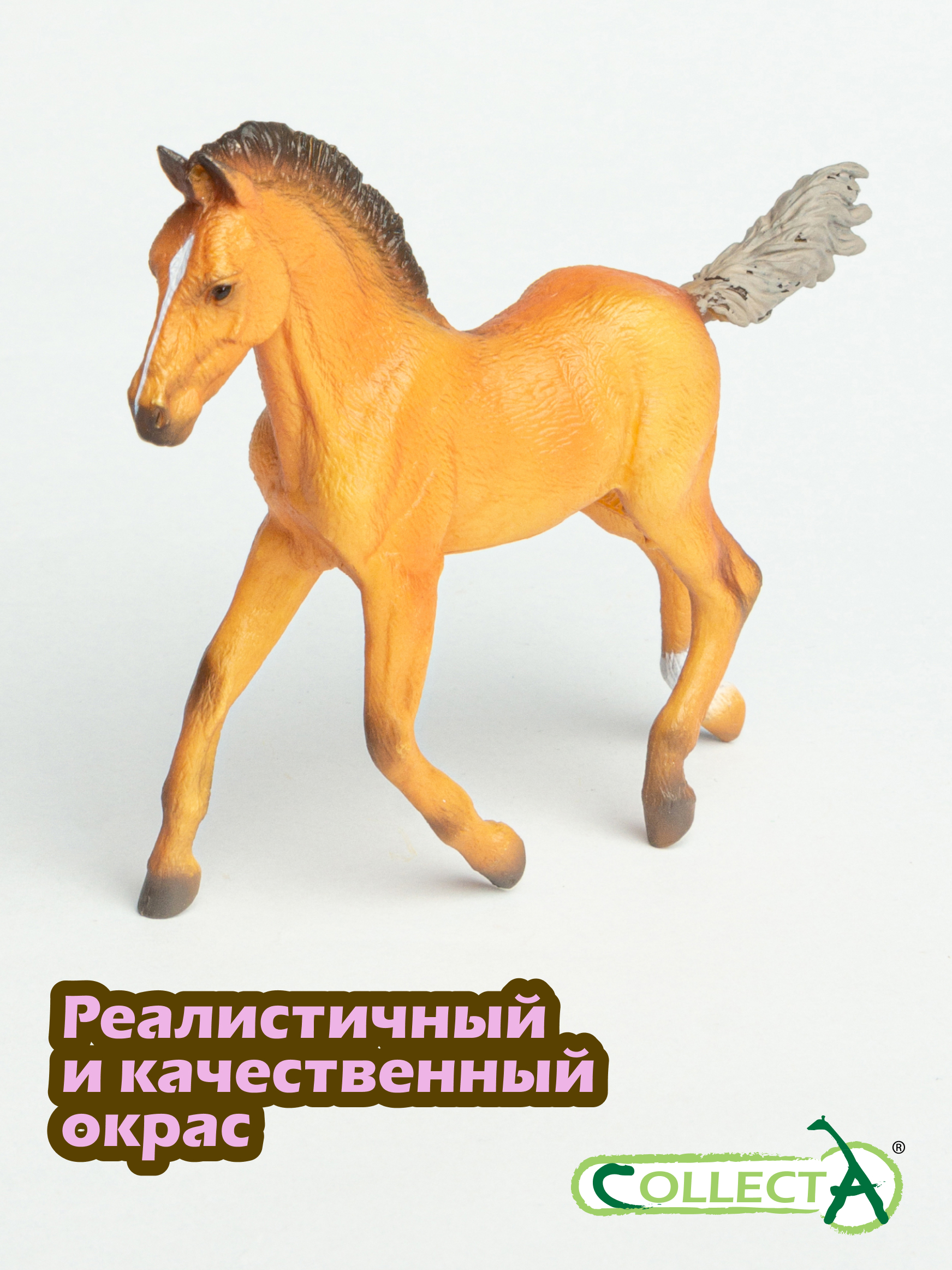 Фигурка Collecta Жеребёнок Ганноверский гнедой - фото 4