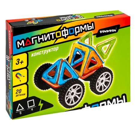 Конструктор Bondibon Магнитоформы Машина магнитный