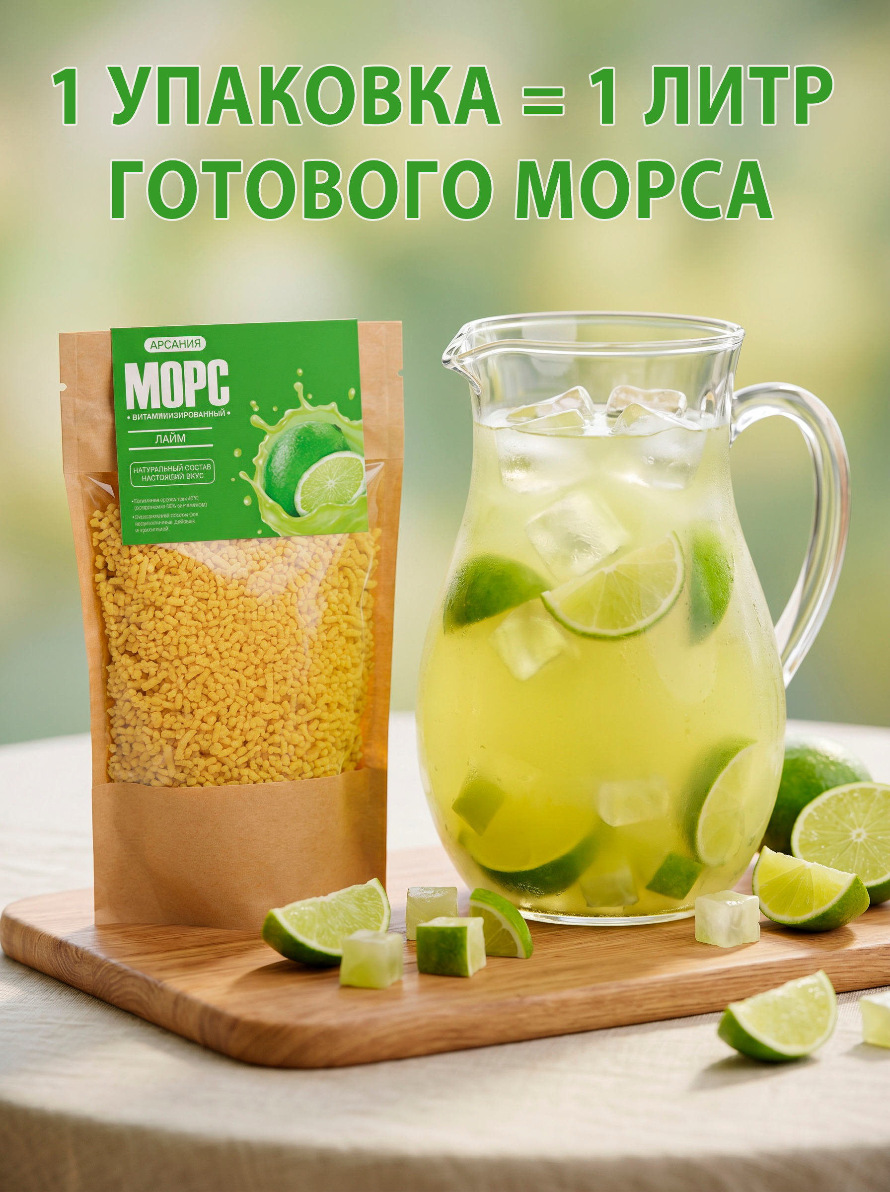 Морс с натуральным соком АРСАНИЯ витаминизированный - фото 2