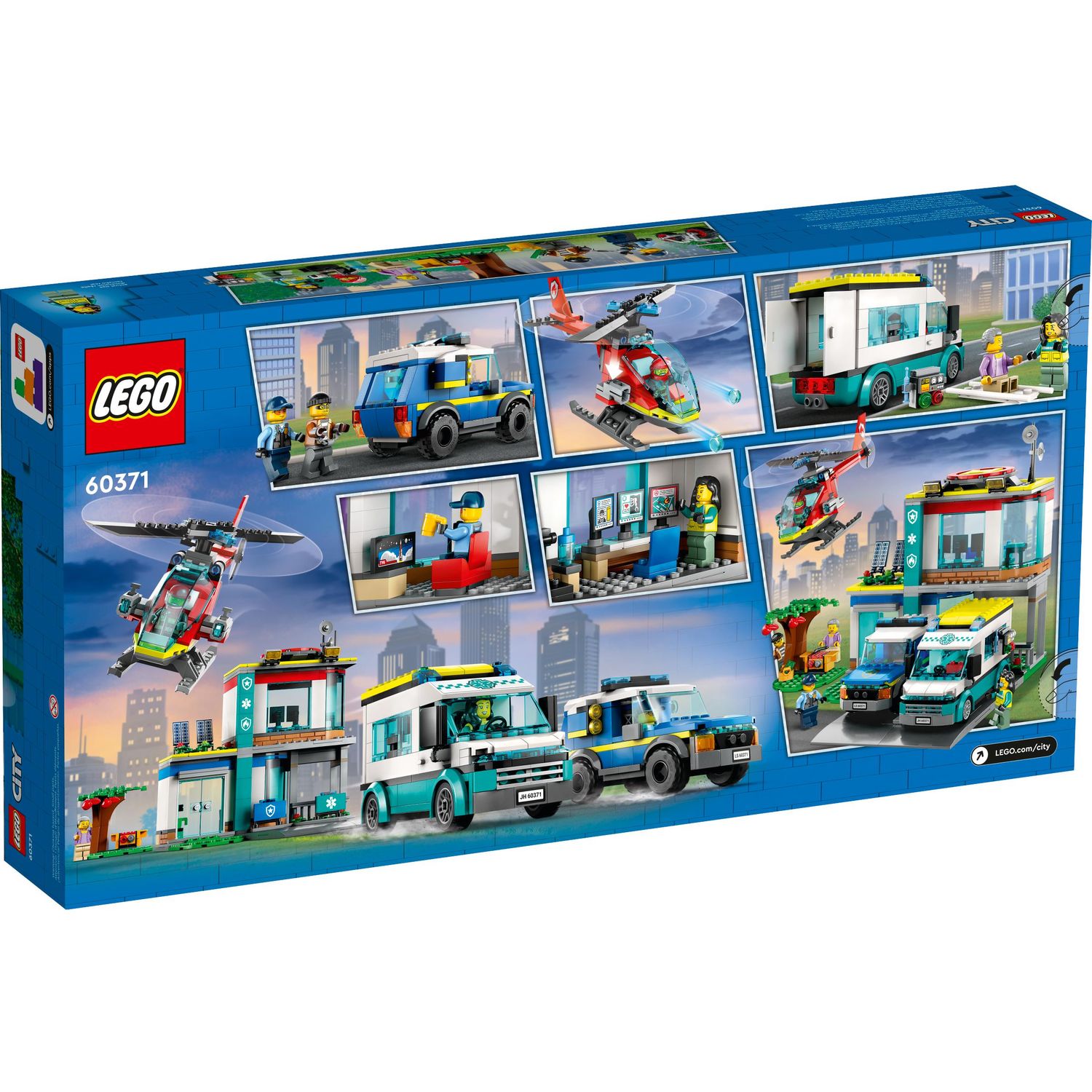 Конструктор LEGO City Штаб аварийного транспорта 706 дет. - фото 10