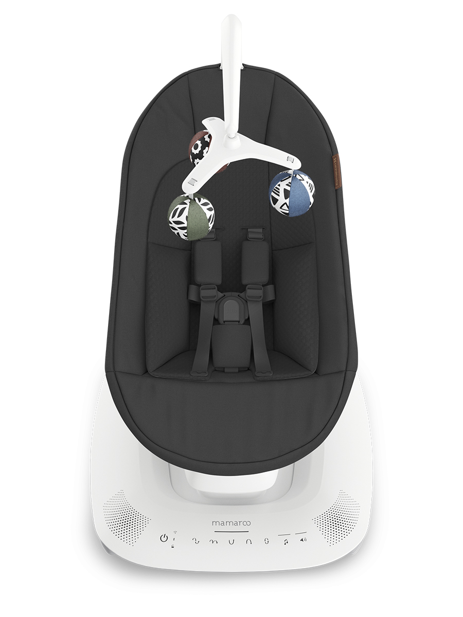 Кресло-качалка UPPAbaby Charcoal Melange черный - фото 3