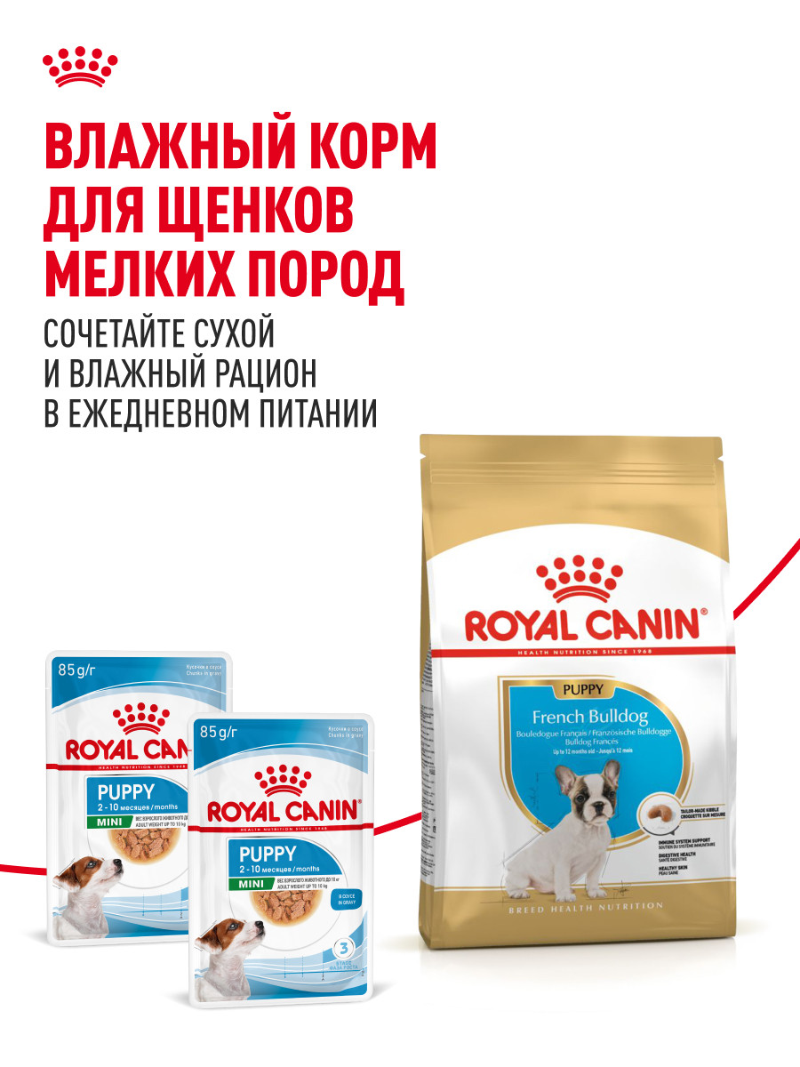 Корм для щенков ROYAL CANIN породы французский бульдог 3кг - фото 8