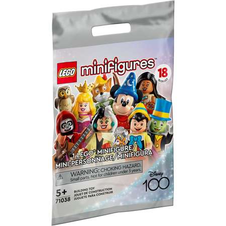 Конструктор LEGO Minifigures Disney 100 блочный