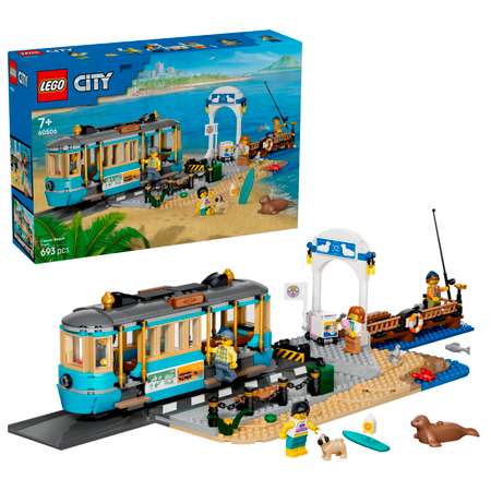 Конструктор LEGO City Классический пляжный трамвай 693 дет.