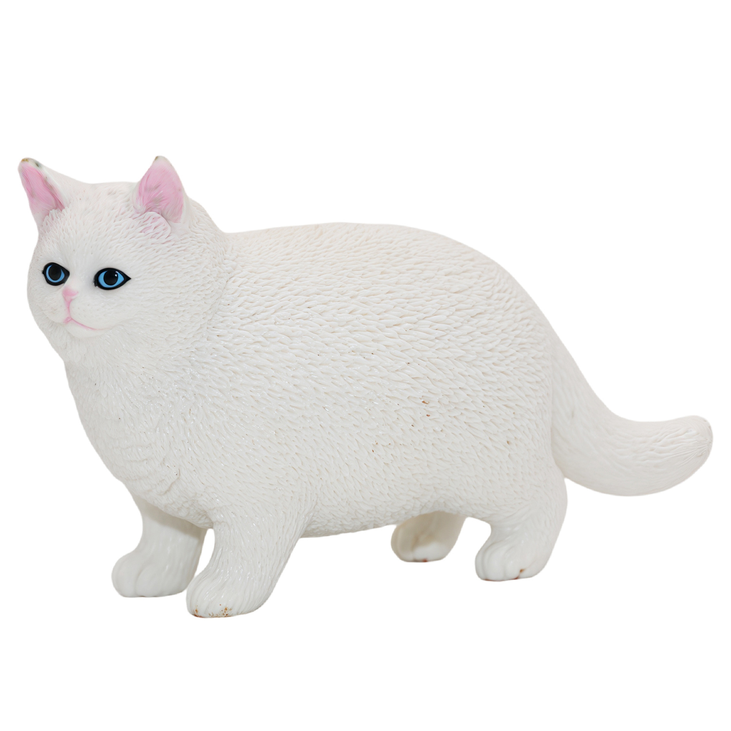 Фигурка Детское Время Толстая Белая Кошка (стоит) - фото 4