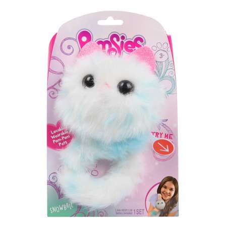 Игрушка мягкая Pomsies Снежок интерактивная 01953