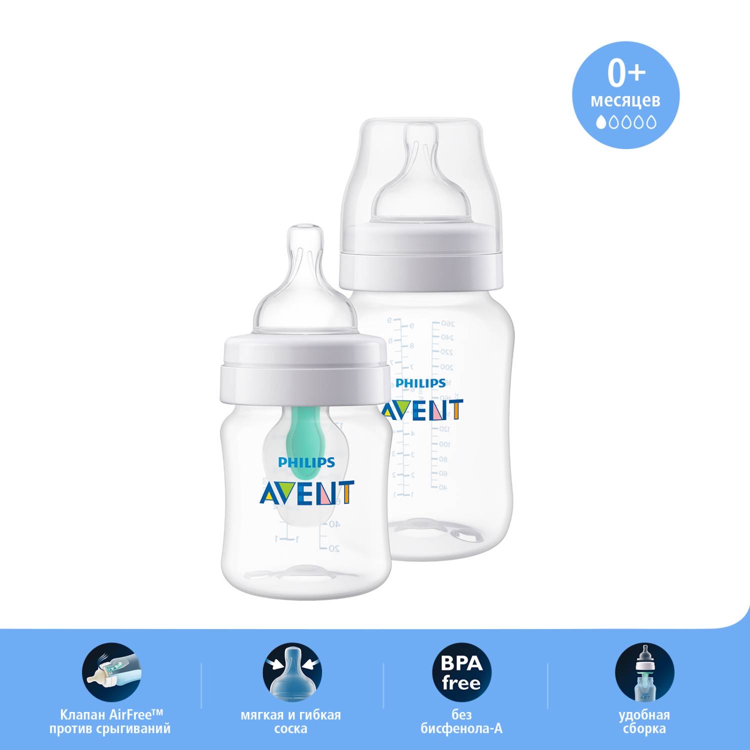 Бутылочка Philips Avent Anti-Colic 2 шт. - фото 2