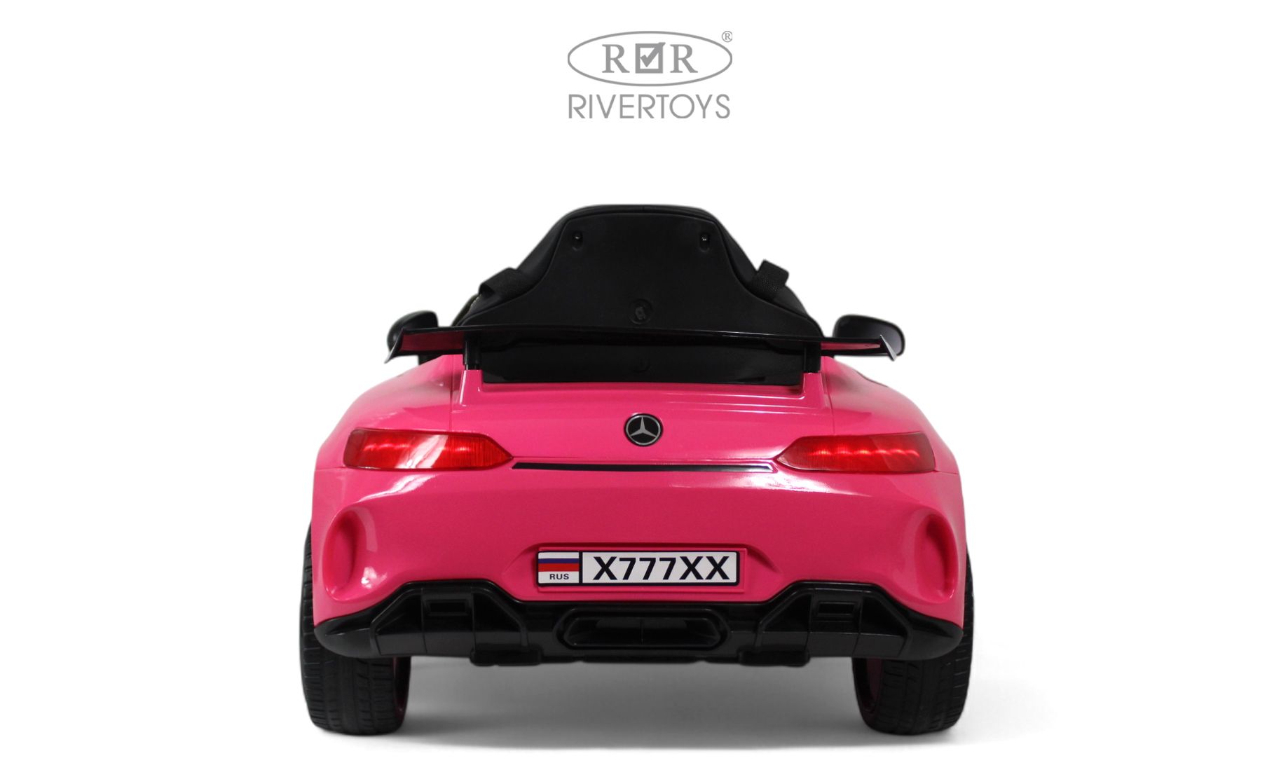 Электромобиль RIVERTOYS Mercedes X777XX-AMG-PINK-GLANEC С пультом ДУ - фото 3