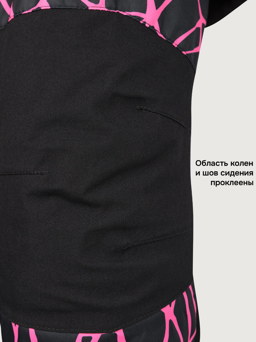 Костюм NIKASTYLE 7з3025 черный/фуксия - фото 12